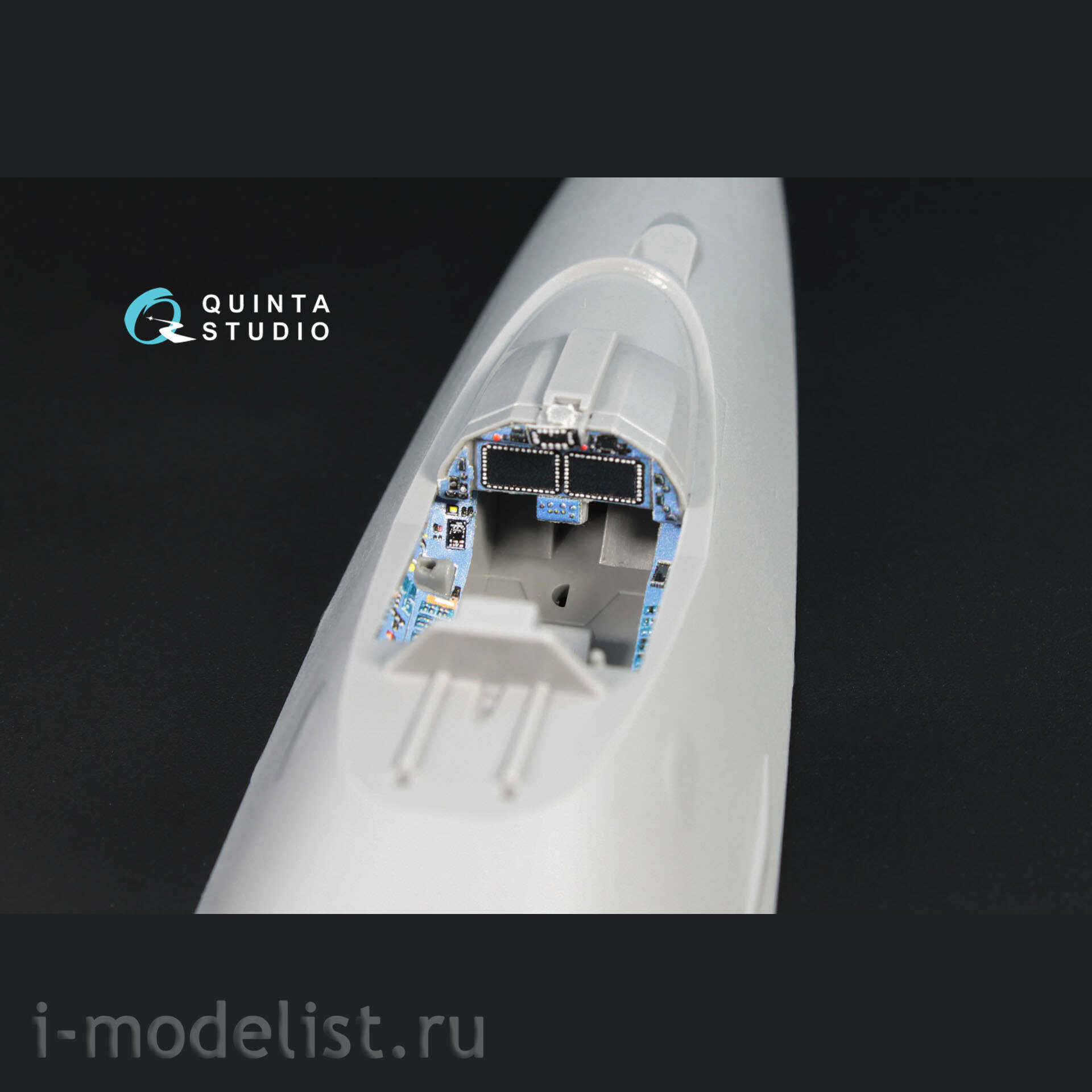 QD72004 Quinta Studio 1/72 3D Декаль интерьера кабины Су-57 (для модели Zvezda 7319) (серые и голубые панели) (перевыпуск QD720