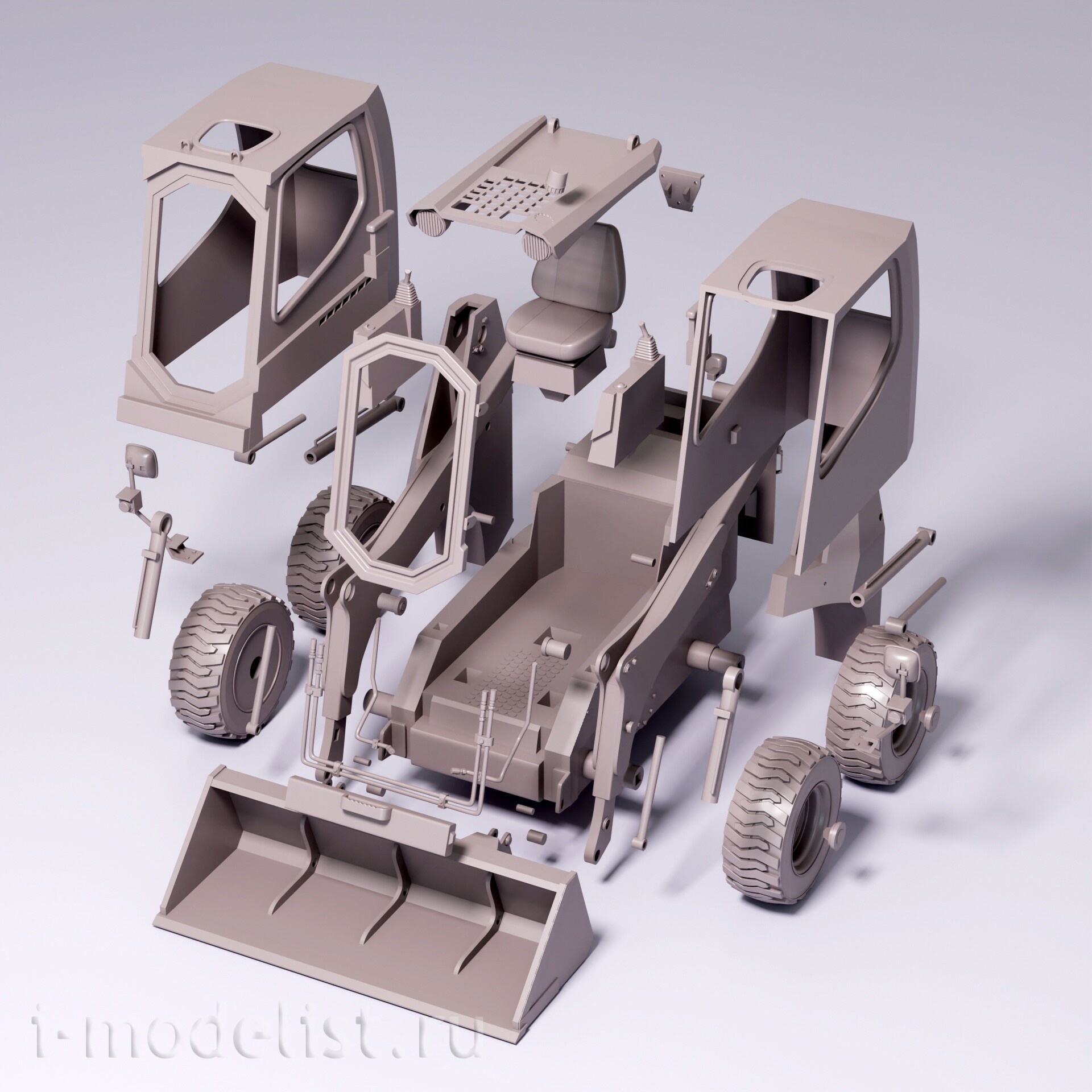 33М2 33 Модели 1/35 Универсальный мини-погрузчик с бортовым поворfromам