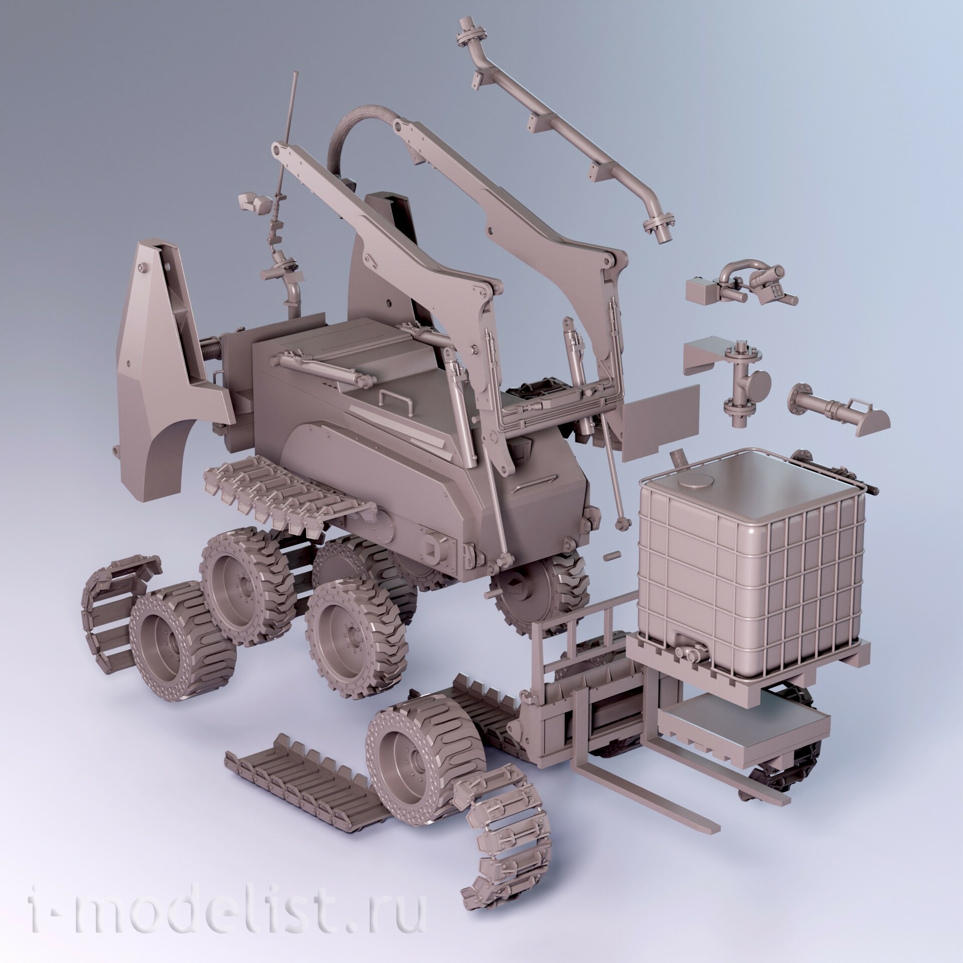 33М4 33 Модели 1/35 Робfromизированный комплекс для тушения пожаров Ант-1000ПМ