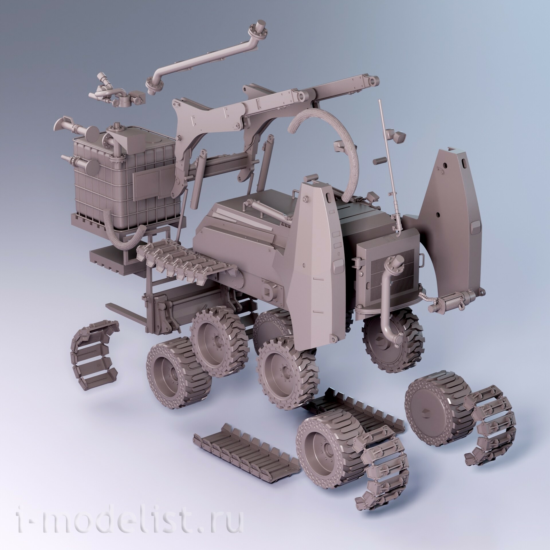 33М4 33 Модели 1/35 Робfromизированный комплекс для тушения пожаров Ант-1000ПМ