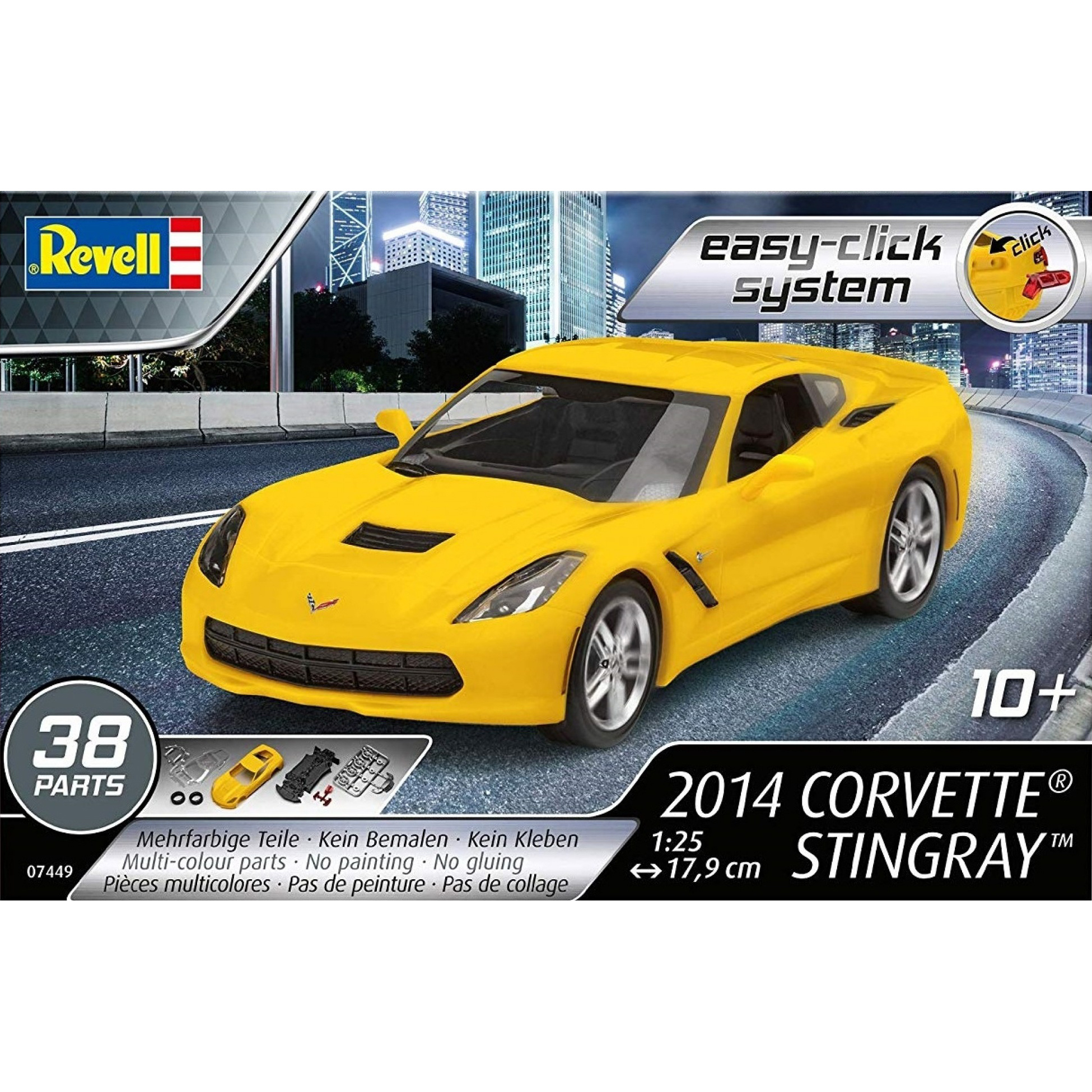 07449 Revell 1/25 Corvette Stingray 2014 Sports car