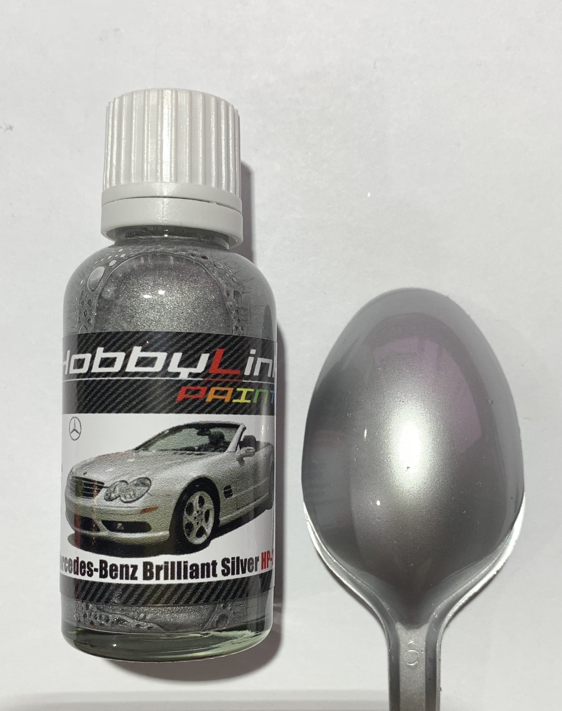 HP-2204 HobbyLink Краска Mercedes-Benz Brilliant Silver