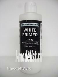74600 Vallejo Acrylic primer-polyurethane/White, 200ml.