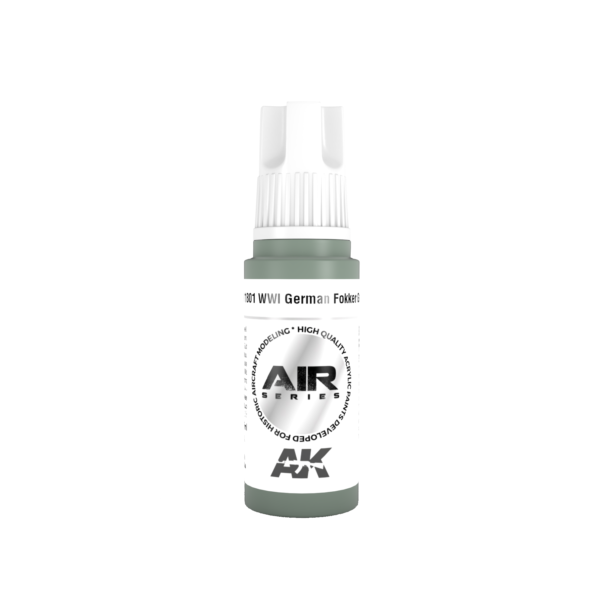 AK11801 AK Interactive Acrylic paint WWI GERMAN FOKKER GREY