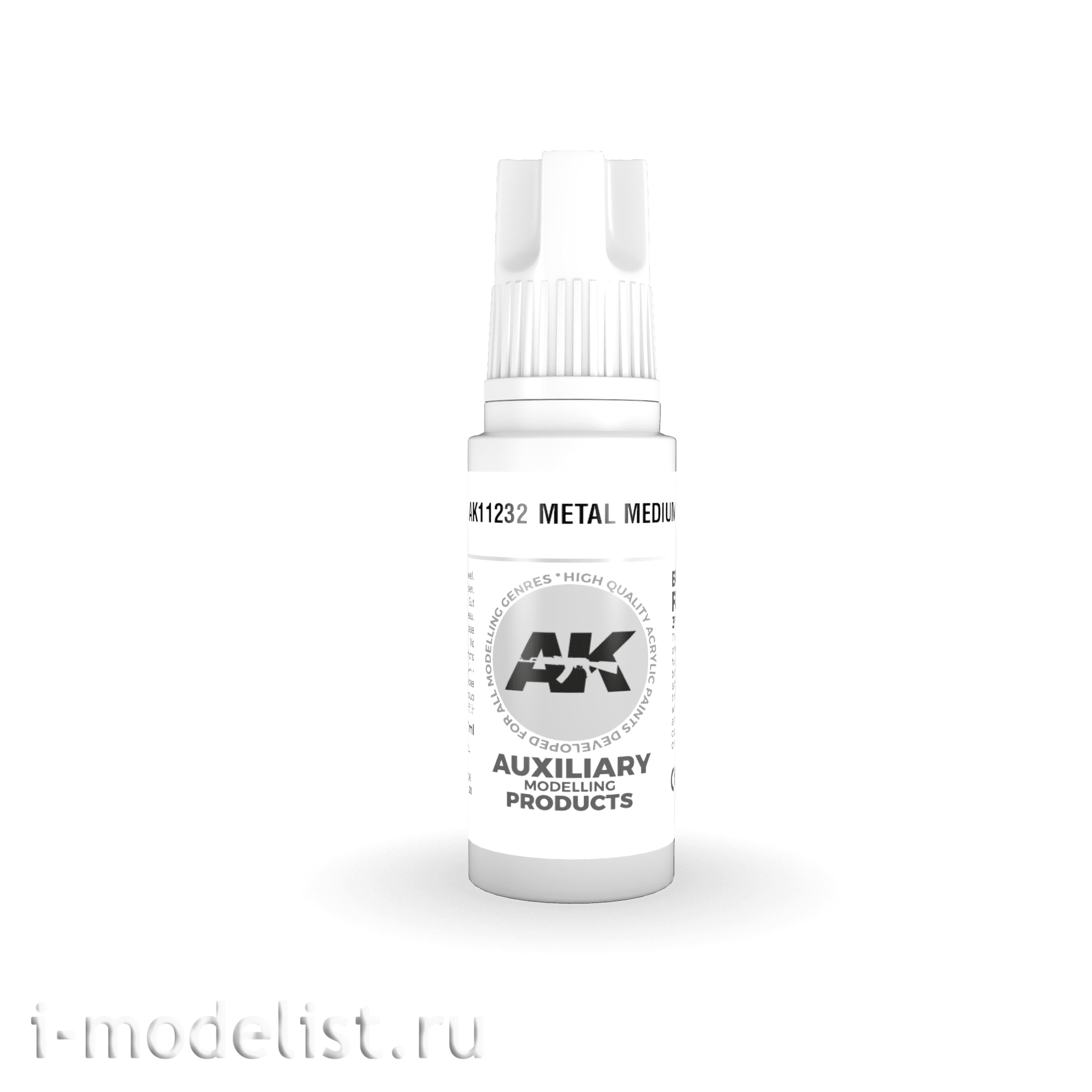 AK11232 AK Interactive acrylic Paint 3rd Generation Metal Medium 17ml