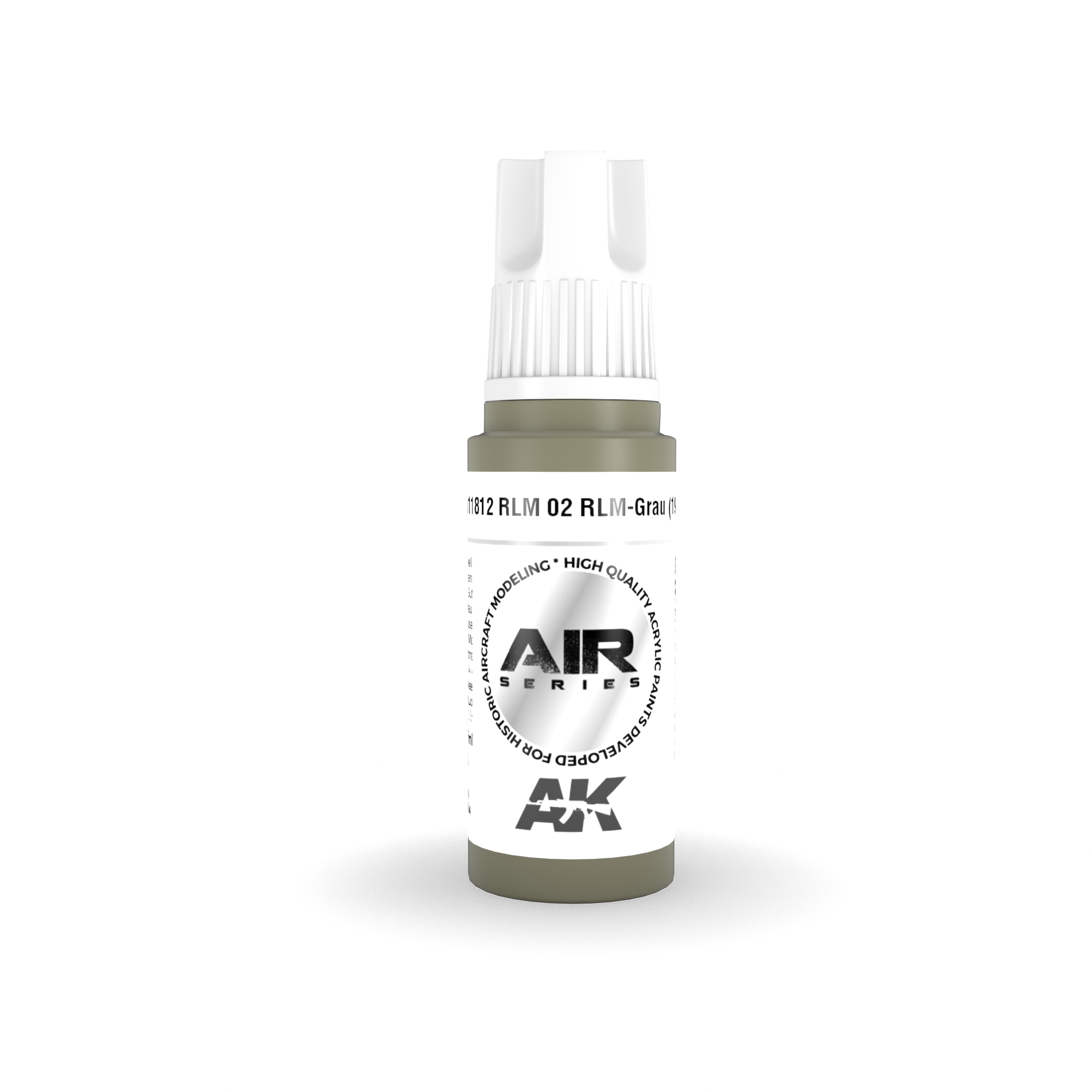 AK11812 AK Interactive Acrylic paint AIR, RLM 02 RLM-GRAU (1941)