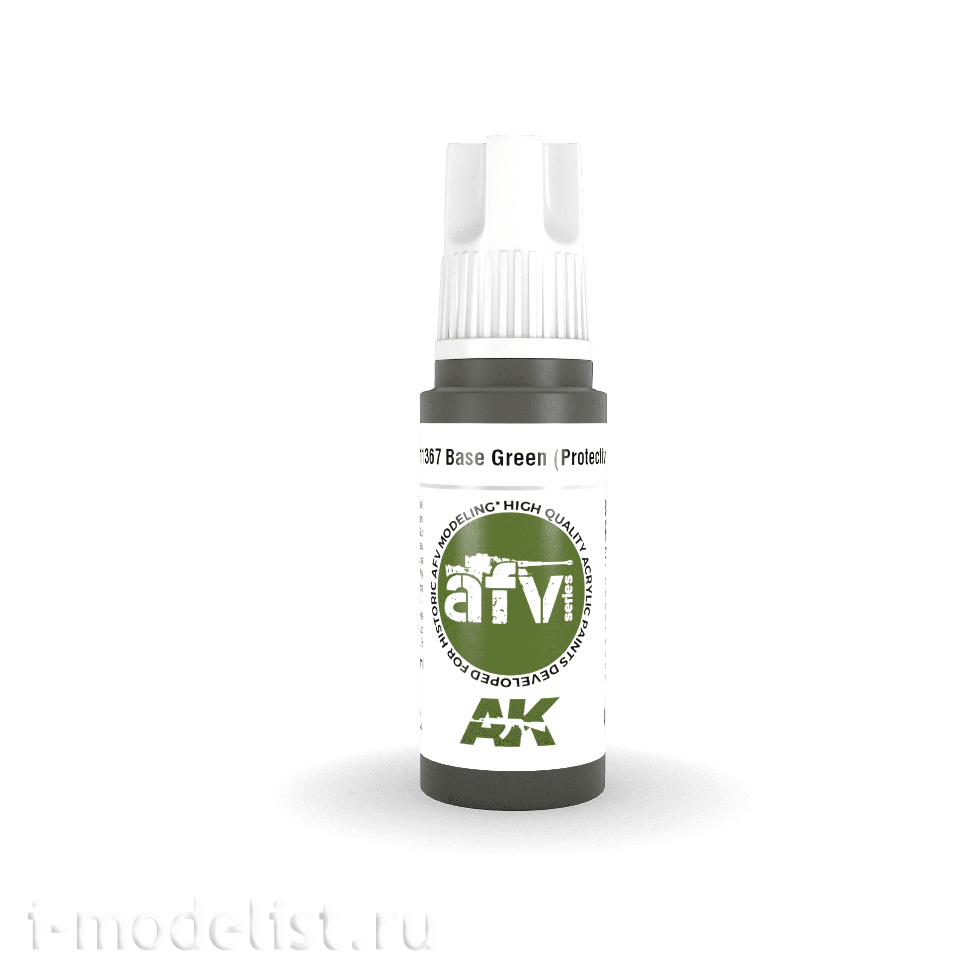 AK11367 AK Interactive Acrylic paint BASE GREEN (PROTECTIVE) (base green protective) 17 ml