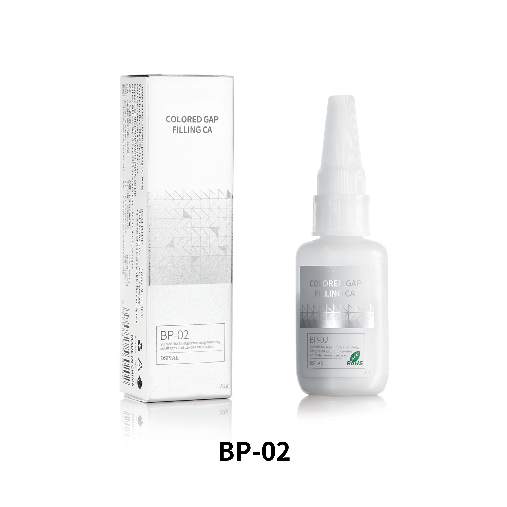 BP-02 DSPIAE White liquid putty, 20 gr.