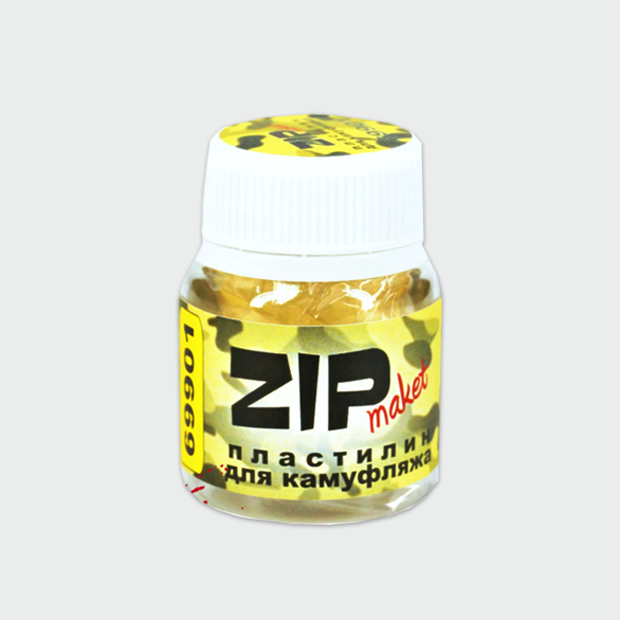 69901 ZIPmaket Plasticine for camouflage, yellow 80 g