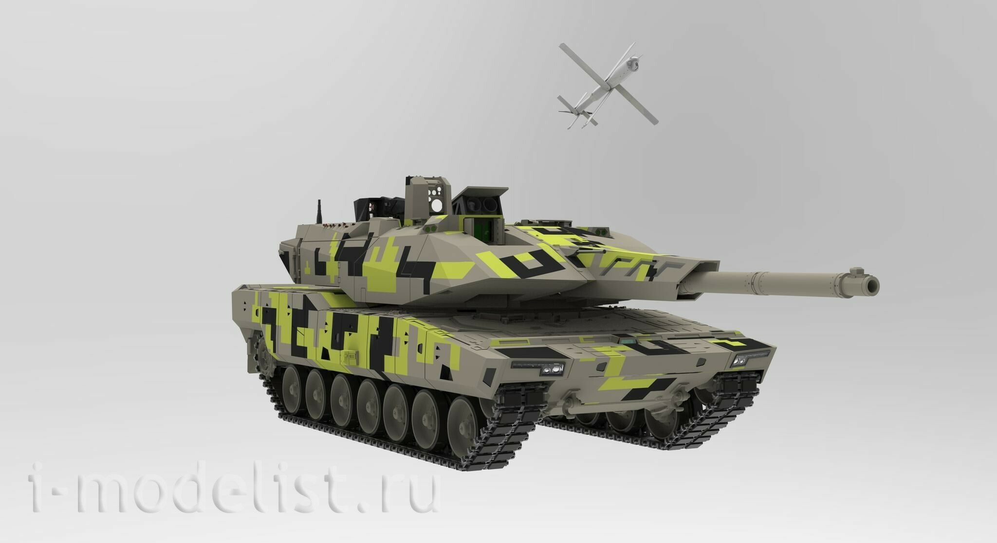 35A047 Amusing Hobby 1/35 German Main Battle Tank KF-51 Panther