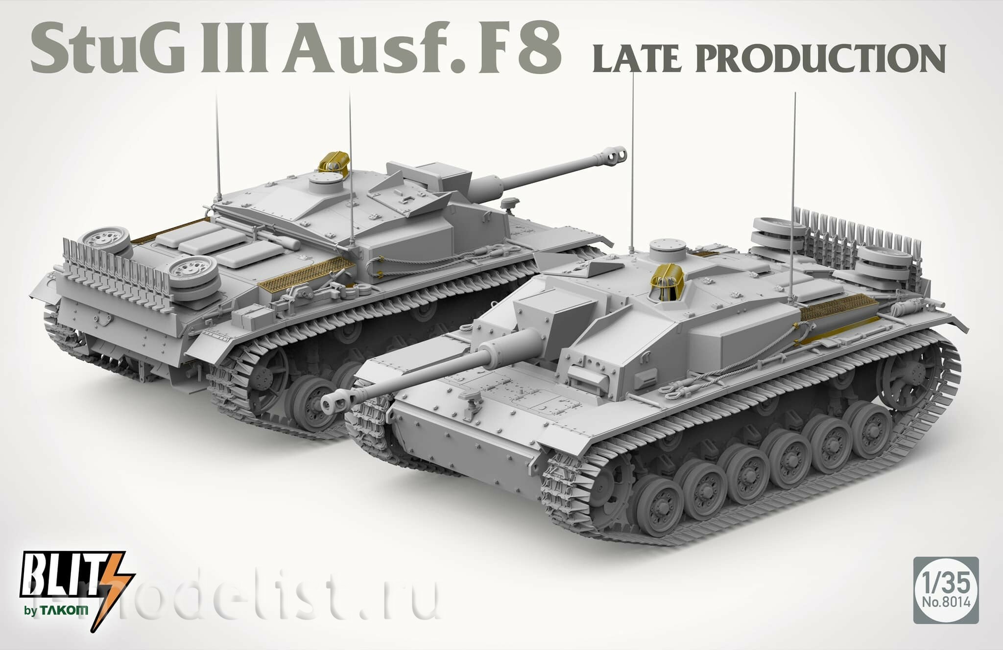 8014 Takom 1/35 Stug III Ausf.F8 (Later production)