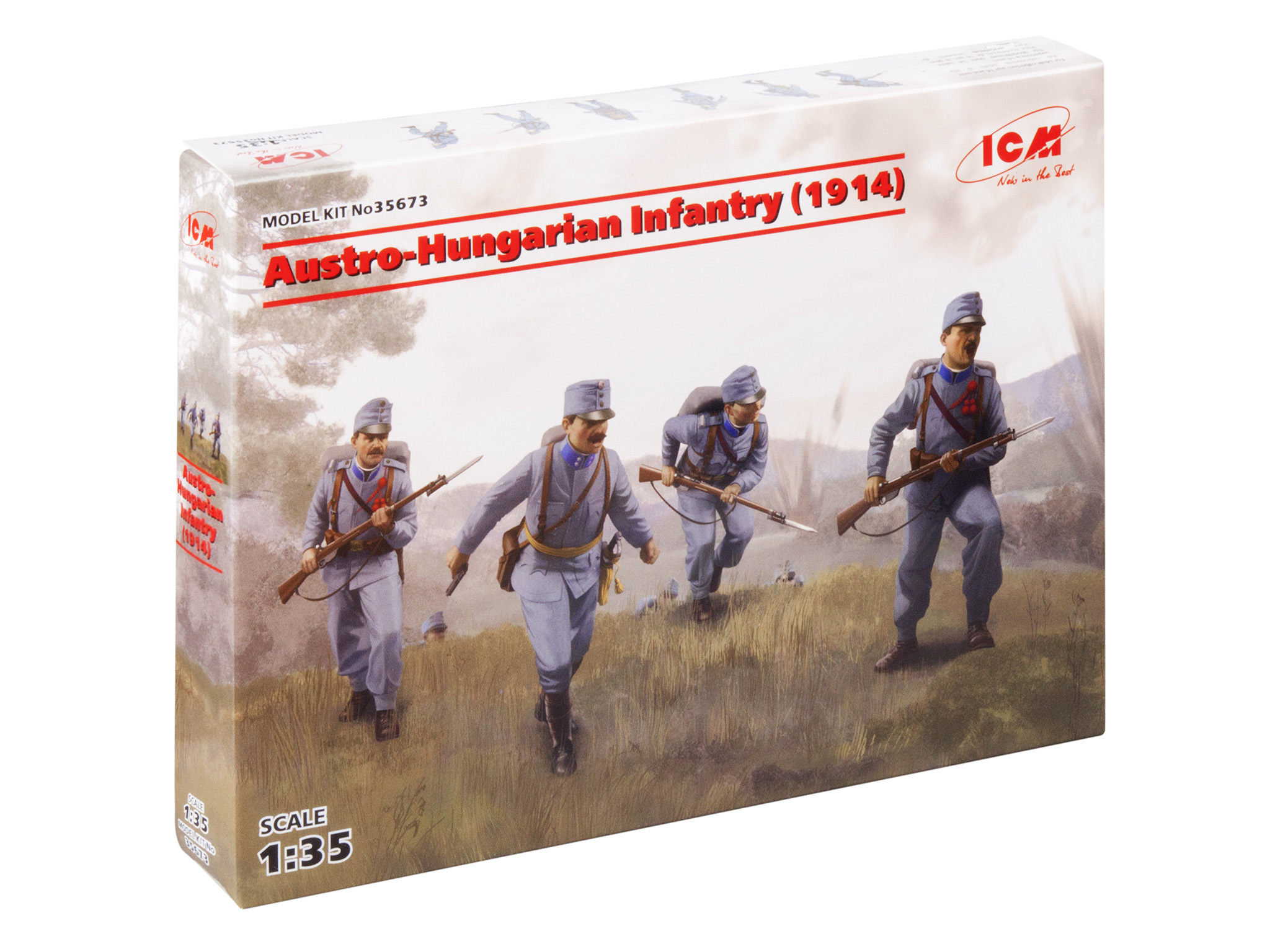 35673 ICM 1/35 Austro-Hungarian infantry (1914) (4 figures)