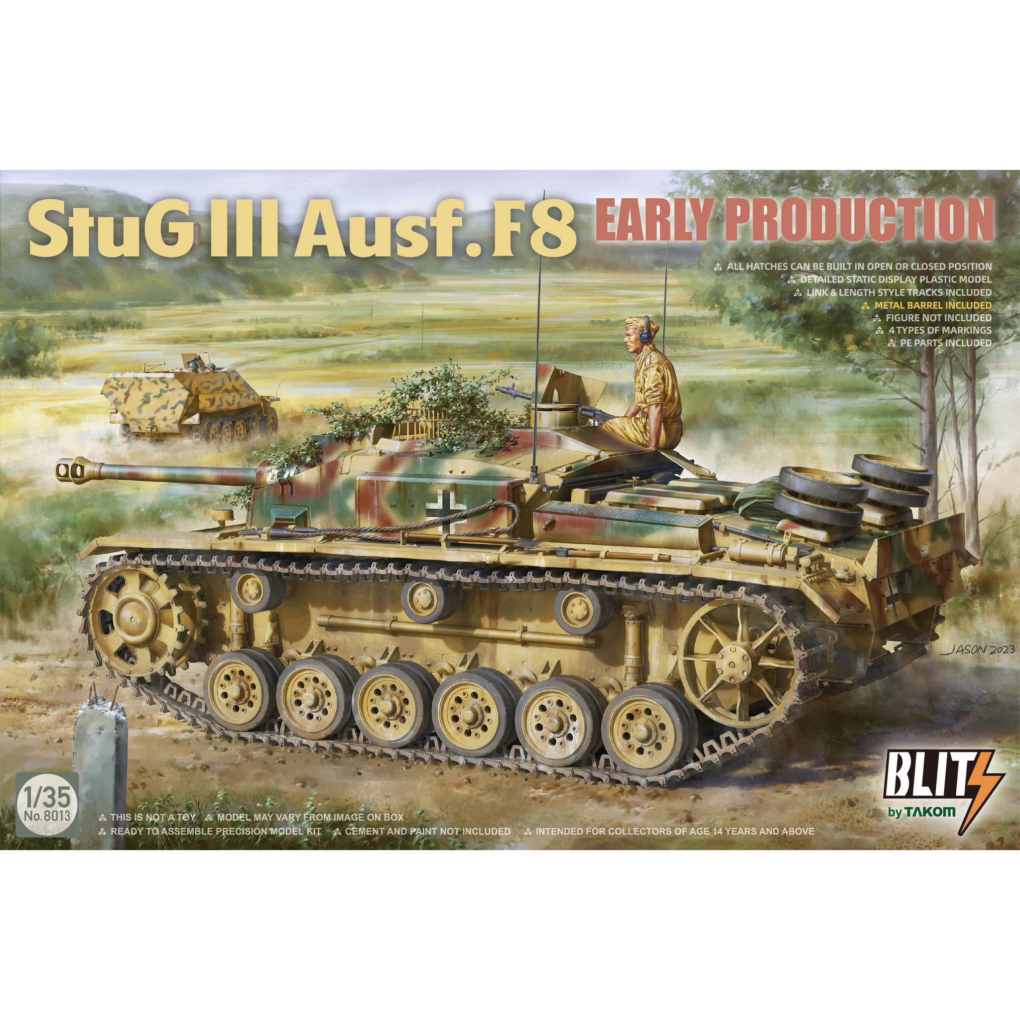 8013 Takom 1/35 Stug III Ausf.F8 (Early production)