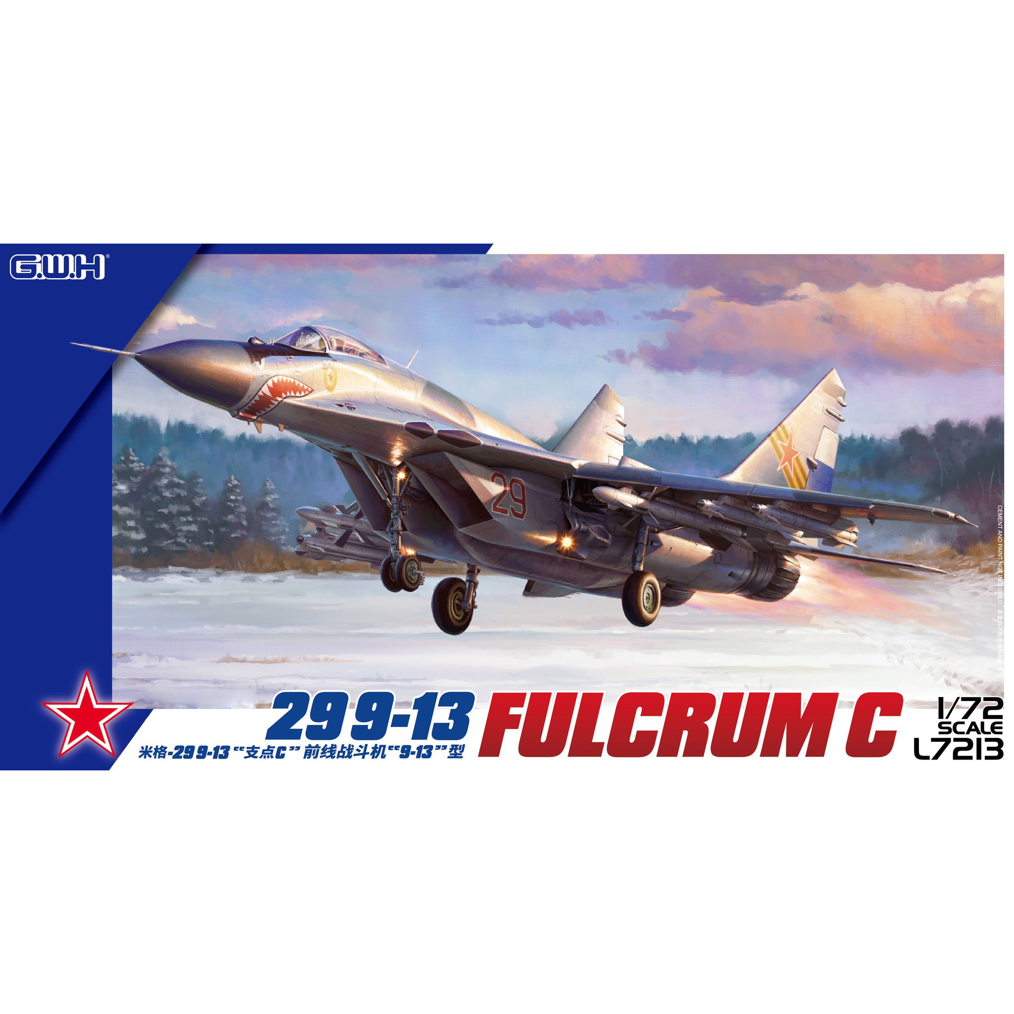L7213 Great Wall Hobby 1/72 Fighter Jet M-29 9-13 