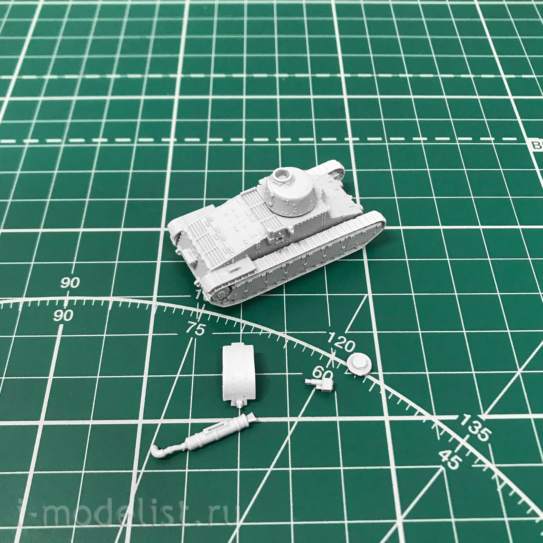 100061 Zebrano 1/100 French Renault D1 light tank with FT turret
