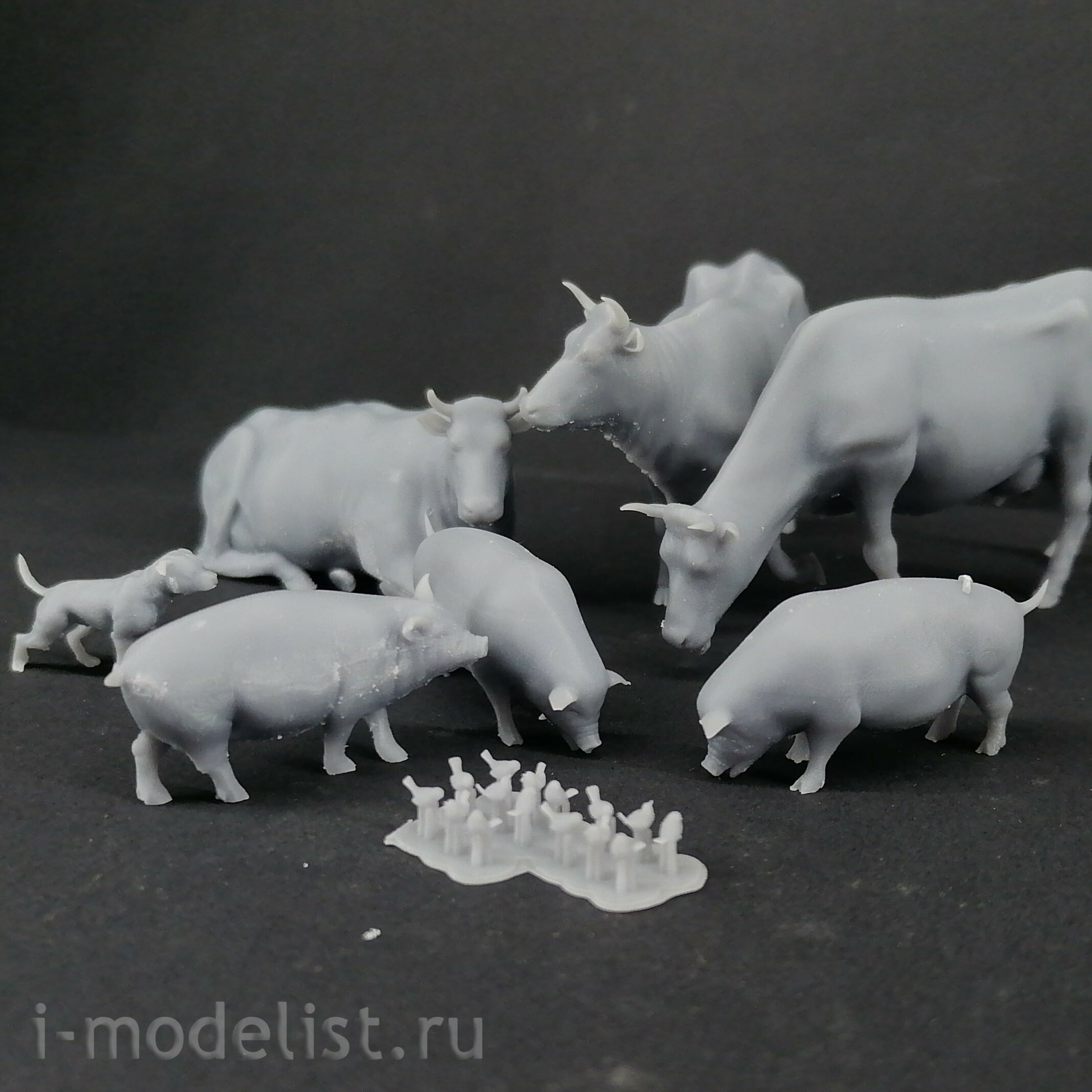 DMS-35113 ДМС 1/35 Скfromный двор, набор 1