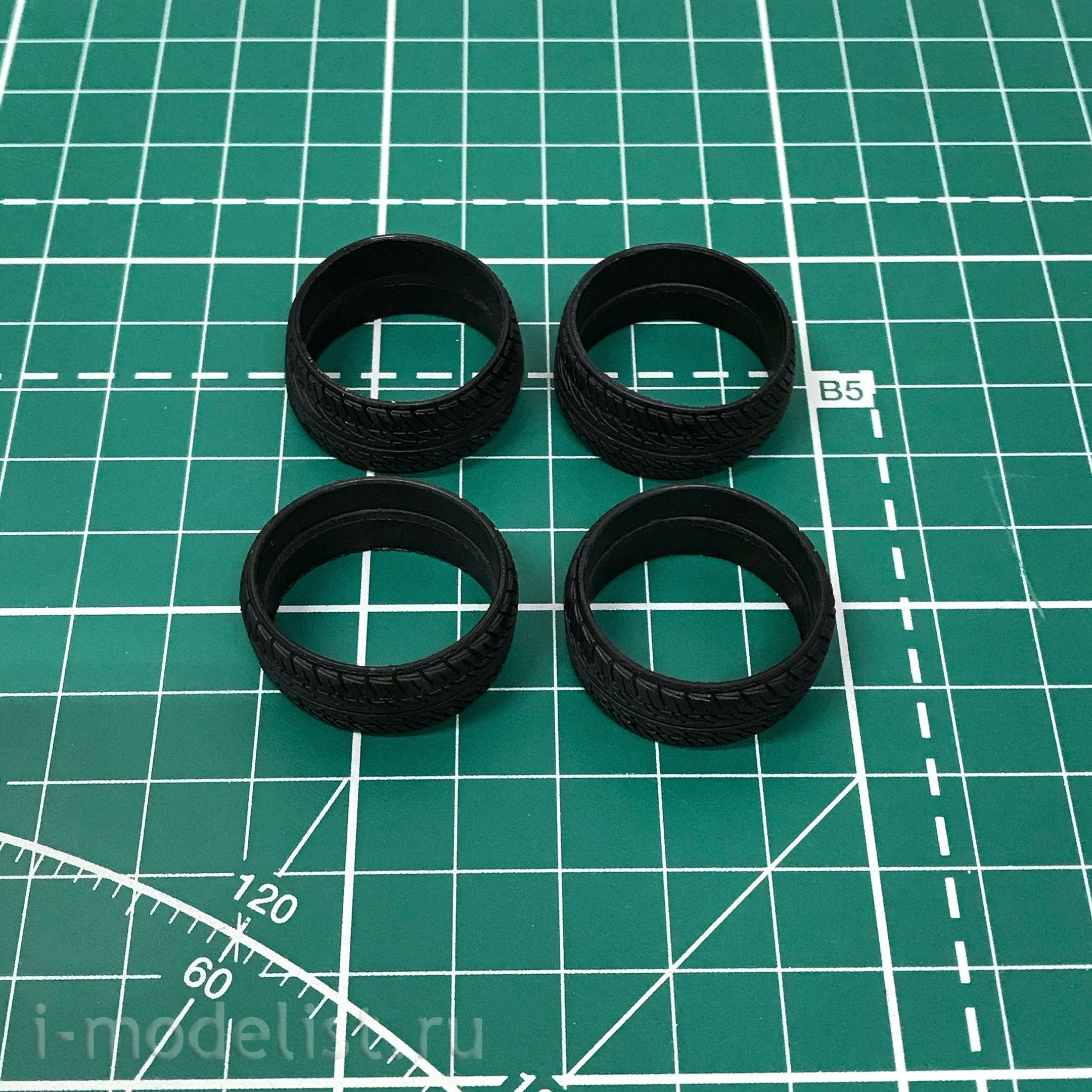 06113 Aoshima 1/24 wheel Set K-Break Hybreed Fivesta 20inch