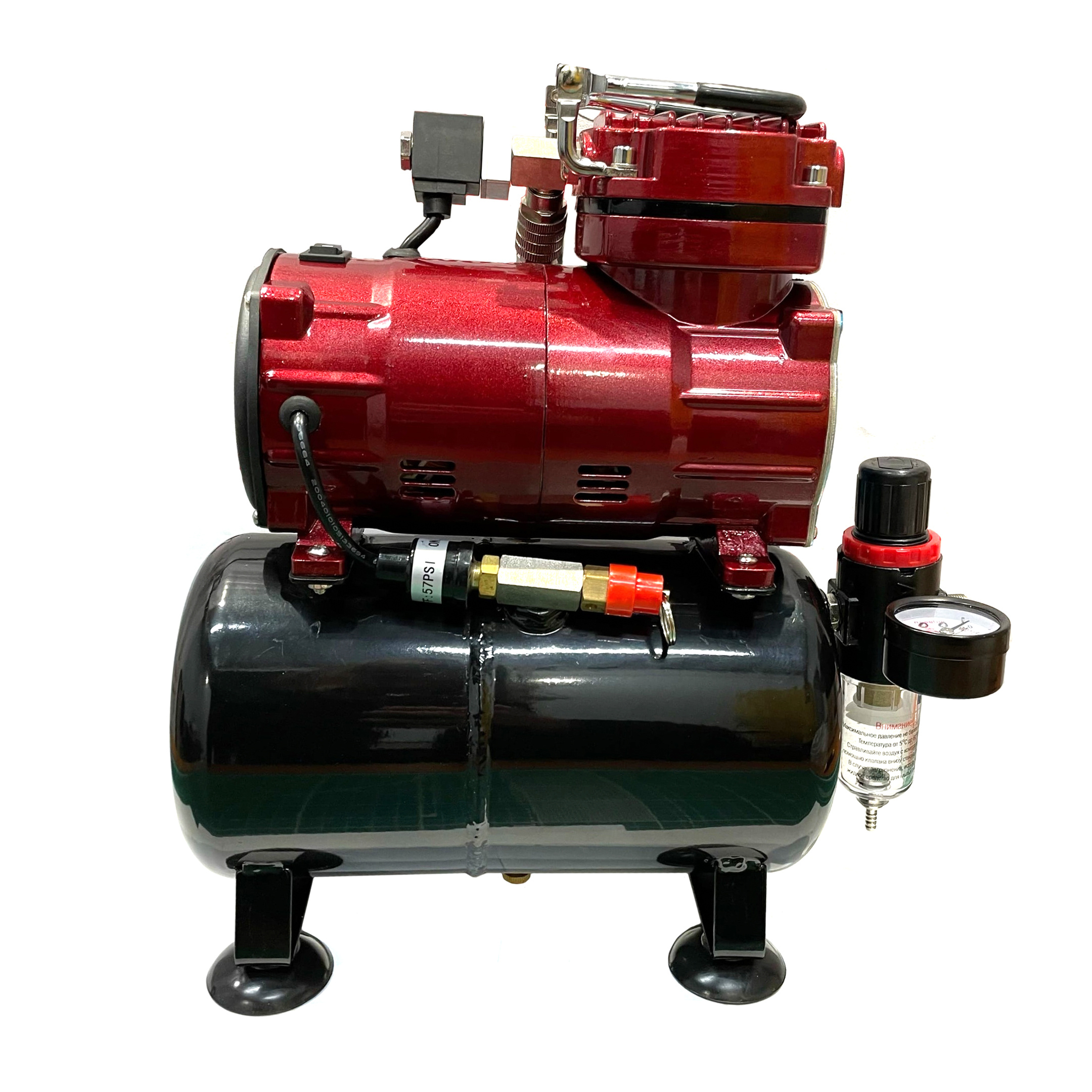 1228 JAS Compressor 1228, with pressure regulator, automatic, two modes of operation, receiver