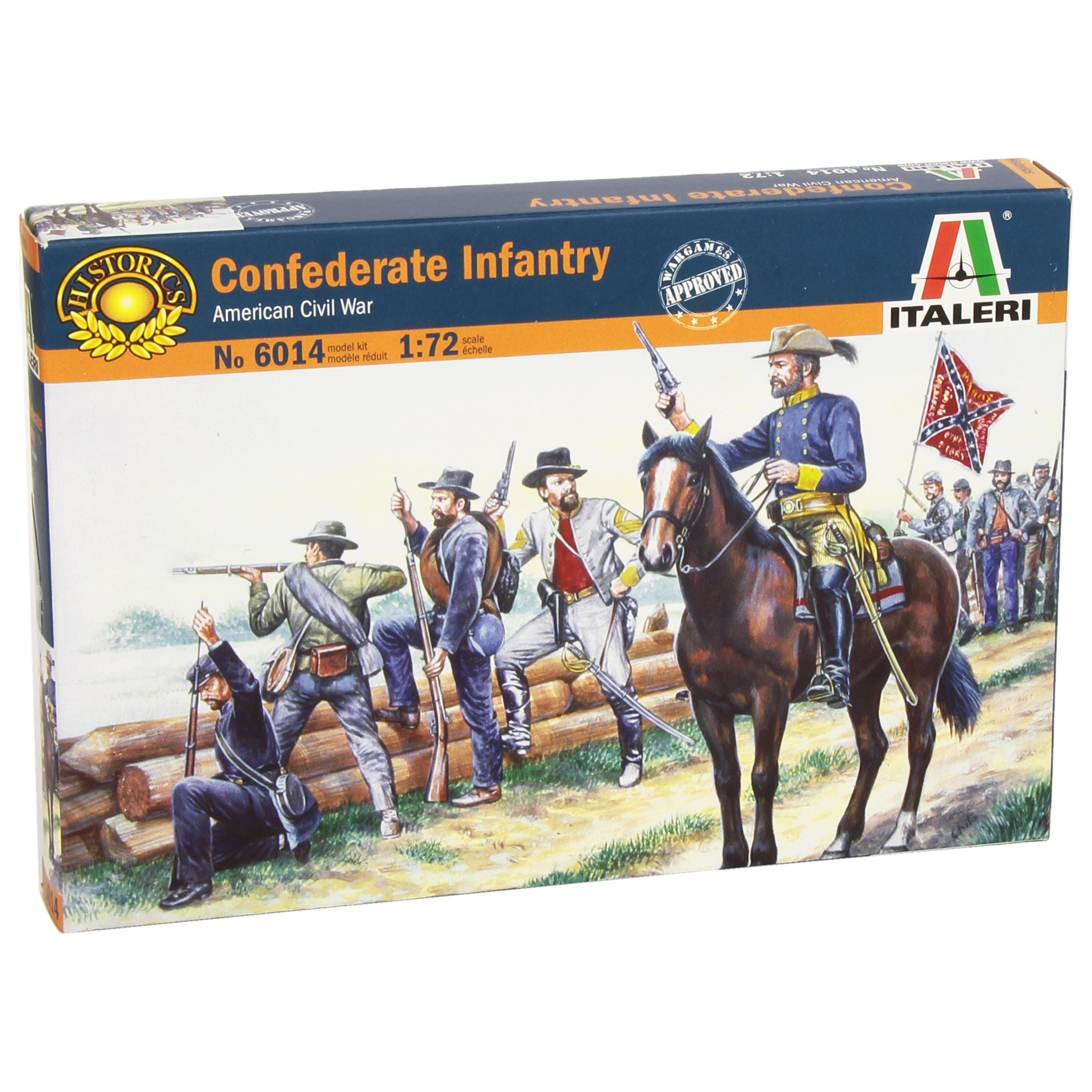 6014 Italeri 1/72 Confederate Troops