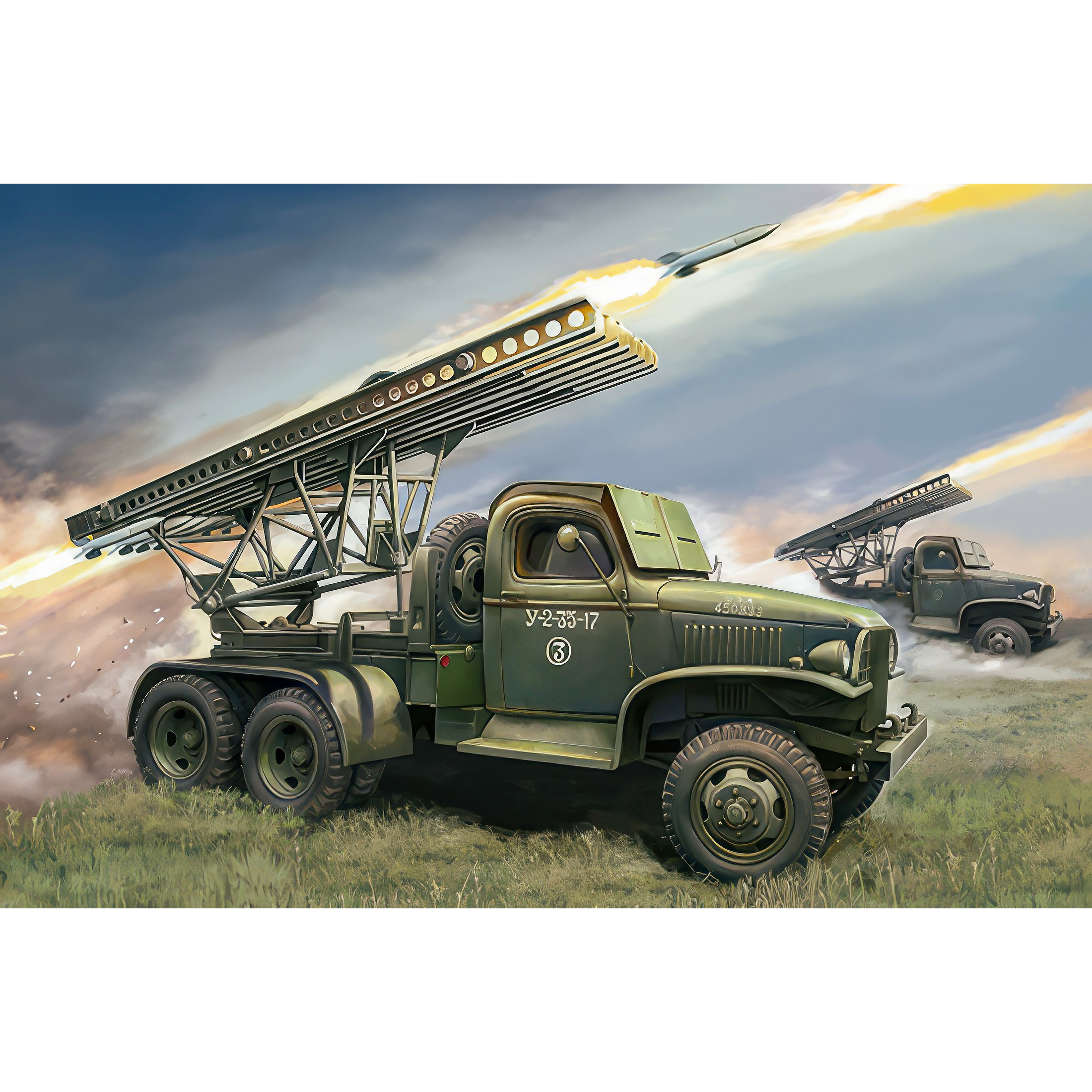 84572 HobbyBoss 1/35 Боевая машина 13/16 Katyusha