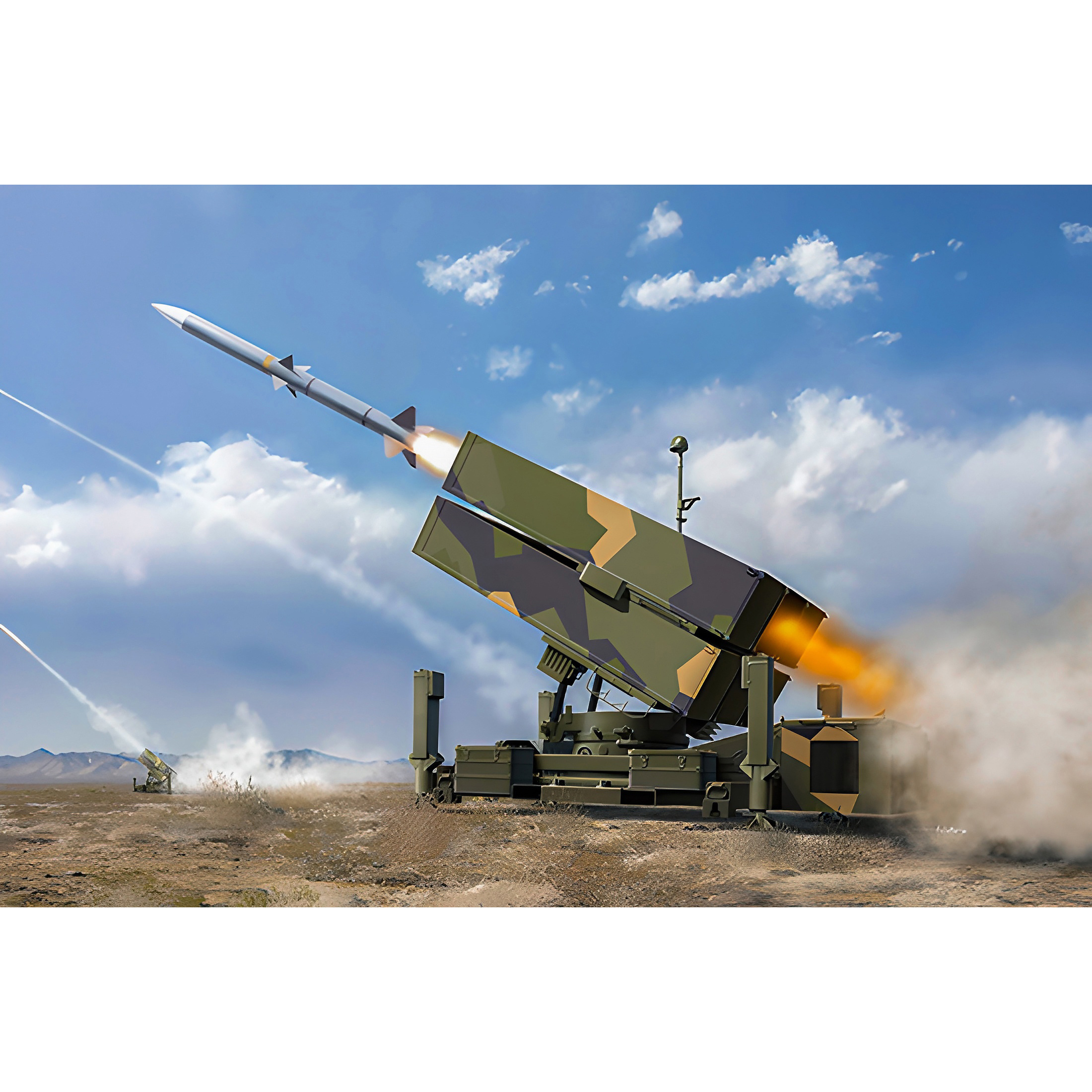 01096 Trumpeter 1/35 NASAMS Anti-aircraft Missile System (Norwegian Advanced Surface-to-Air Missile System)