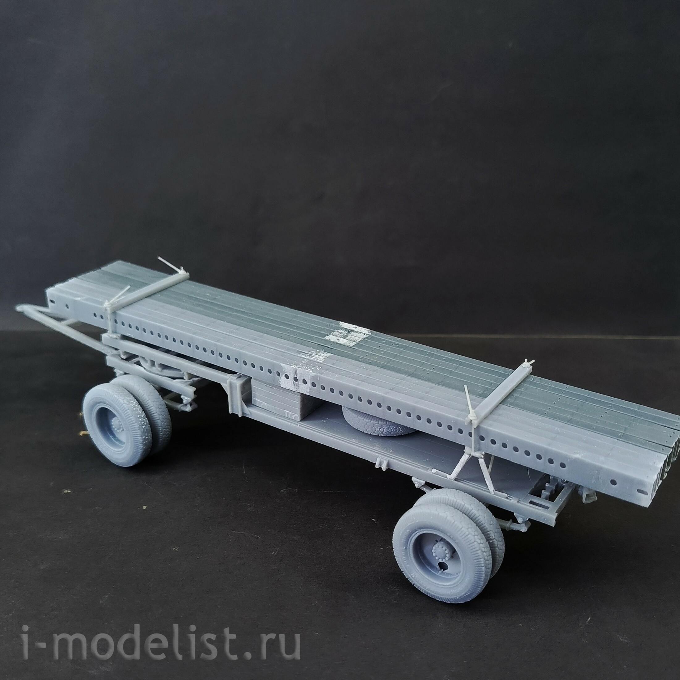 DMS-35268 ДМС 1/35 Прицеп Литер Б тракторного тяжелого понтонного парка Н2П обр. 1940г