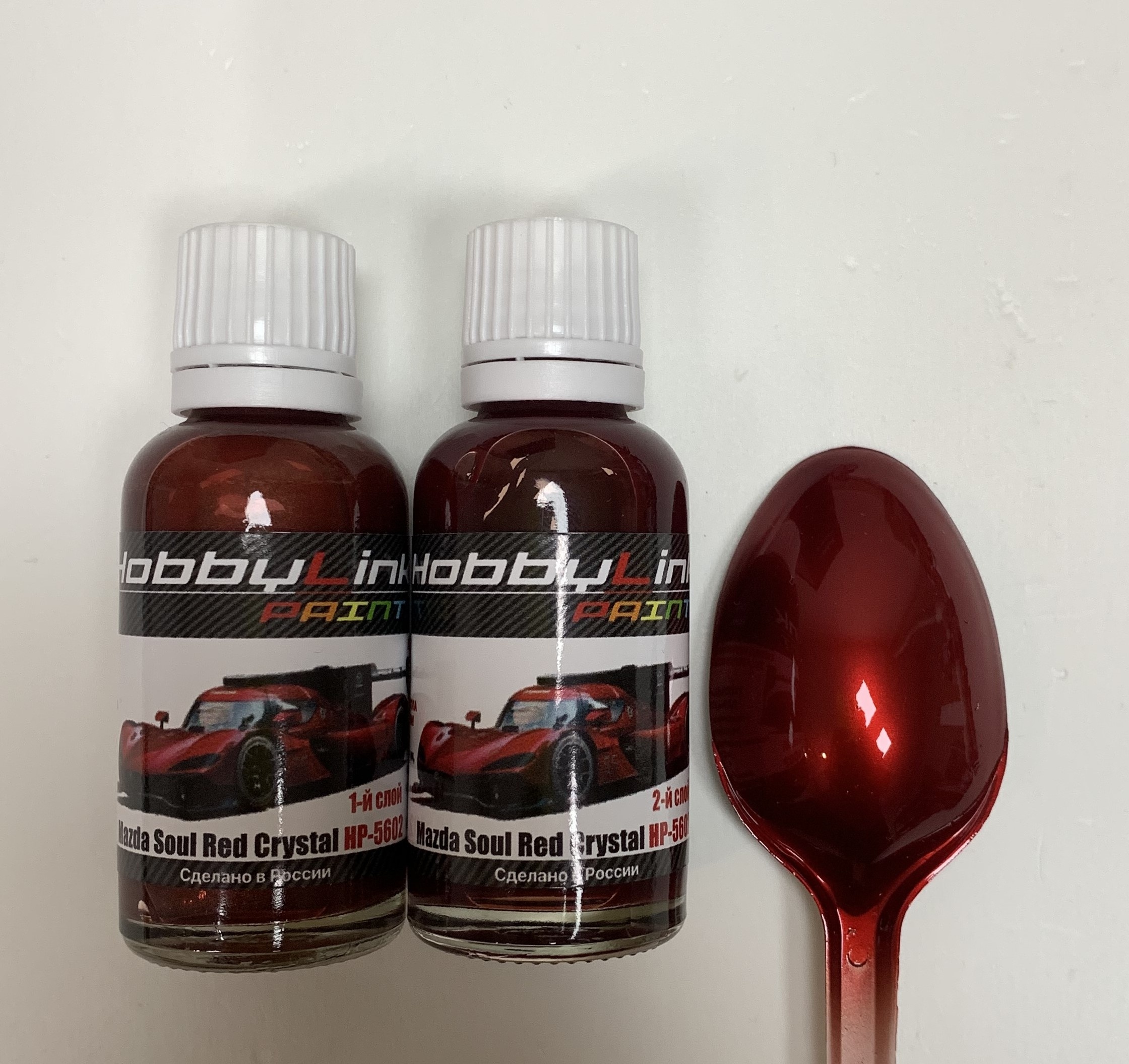HP-5602 HobbyLink Краска 2-х слойная Mazda Soul Red Crystal