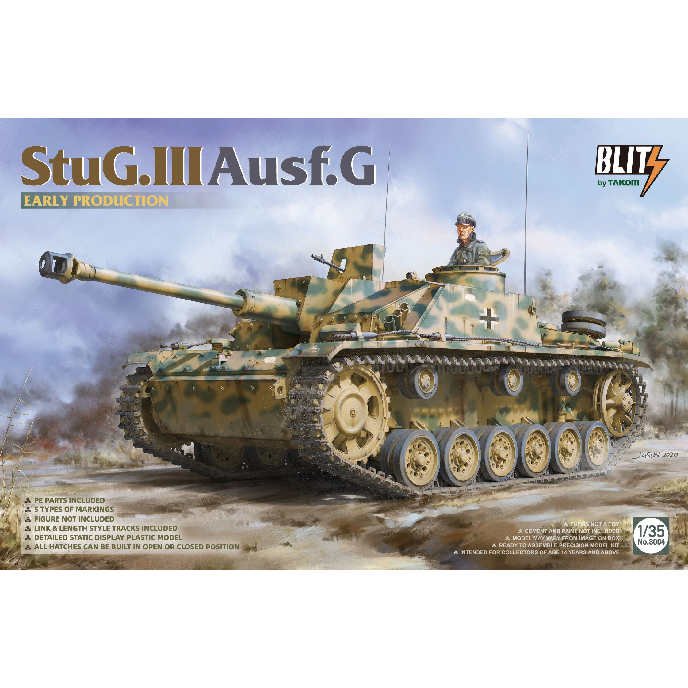 8004 Takom 1/35 StuG.III Ausf.G early production