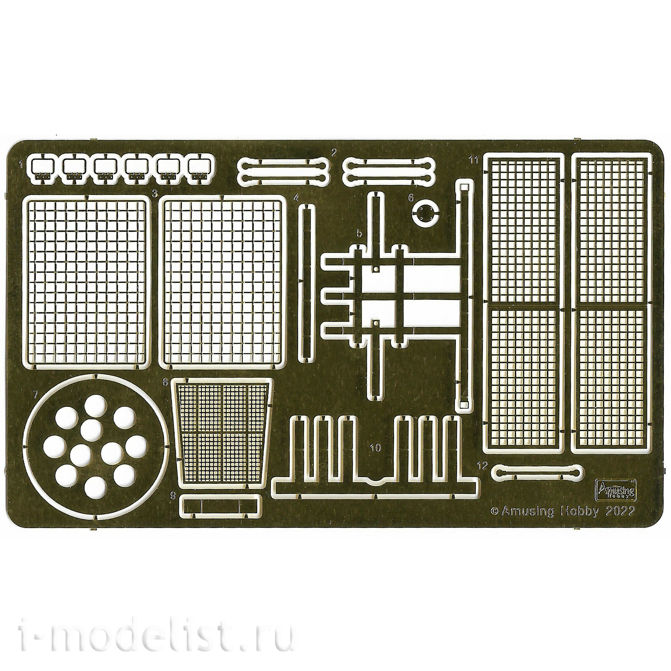 35A059 Amusing Hobby 1/35 Тяжёлый немецкий танк Tiger (P) 003 с Zimmerit в мае 1944 года