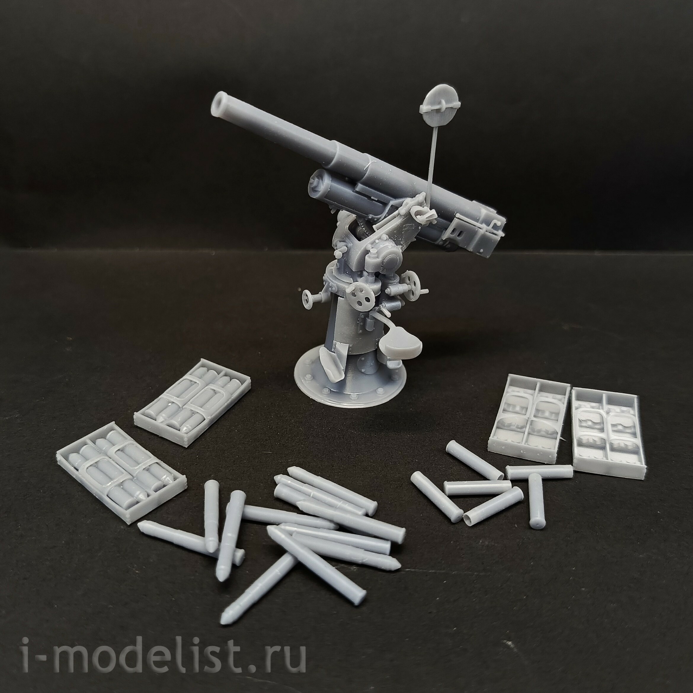 DMS-35242 ДМС 1/35 76,2 мм зенитная пушка образца 1914/15 гоtoв (3-дюймовая прfromивоаэропланная пушка Лендера)