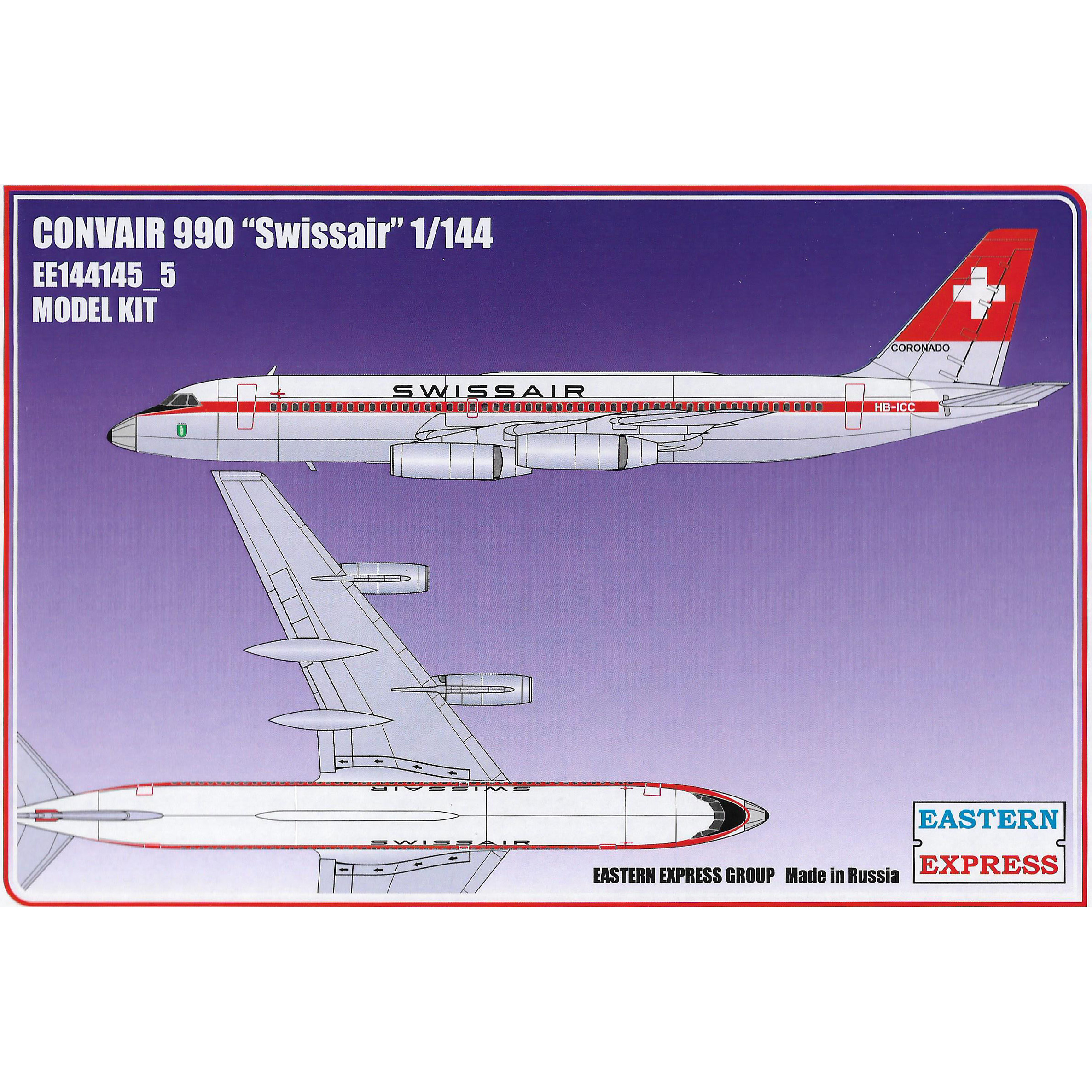 144145-5 Orient Express 1/144 Airliner CV990 SWISSAIR