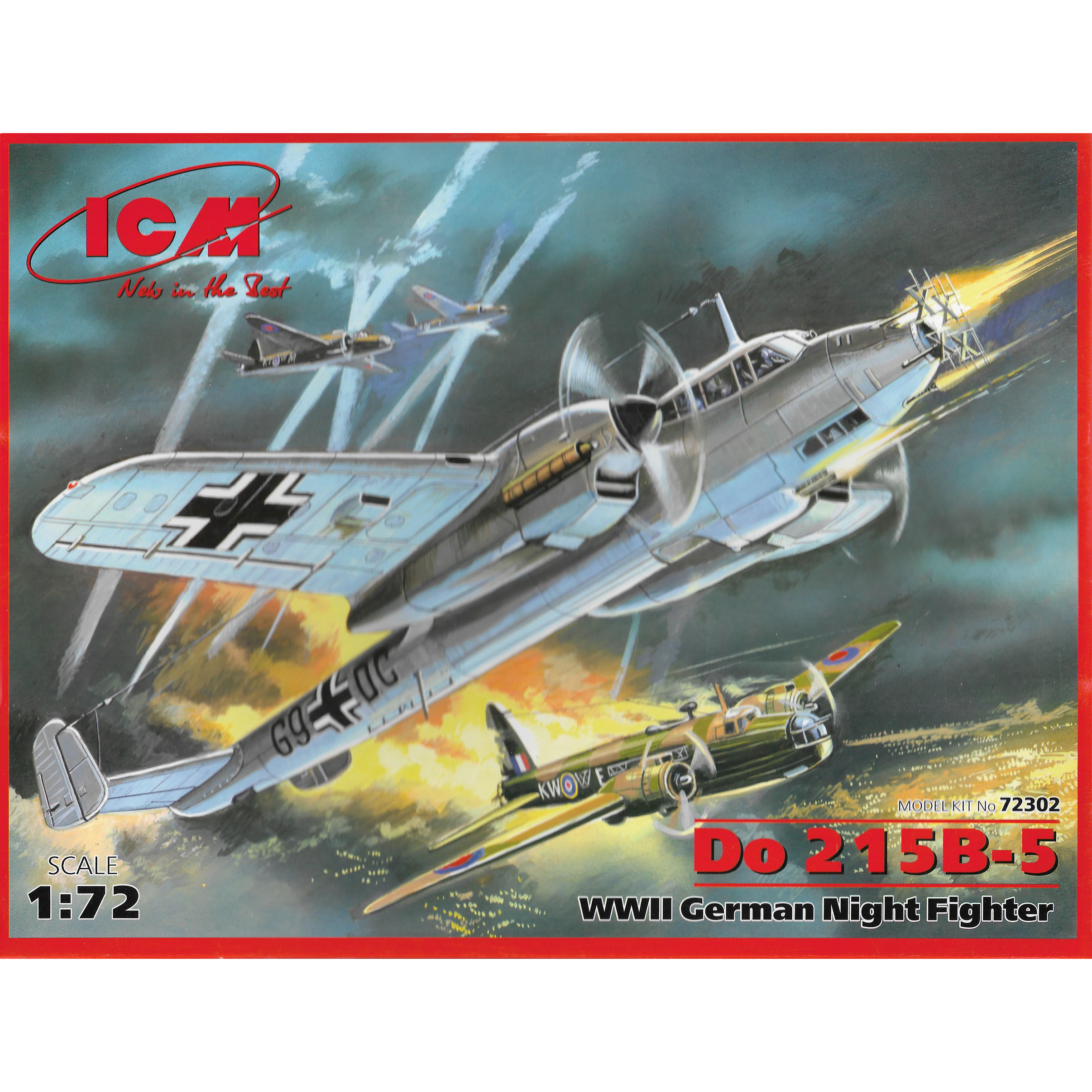 72302 ICM 1/72 Notмецкий ночной истребитель Do-215B-5