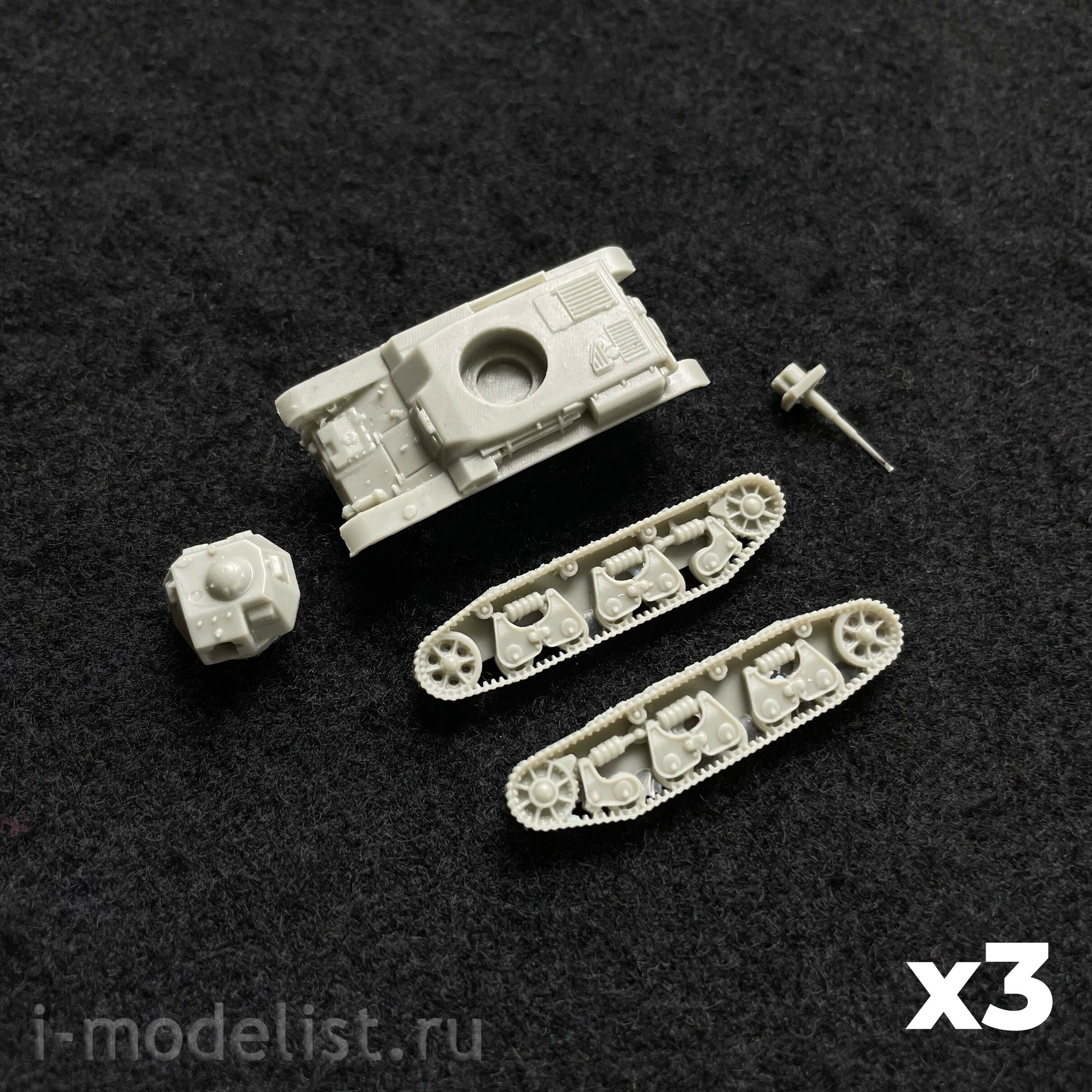 100028P3 Zebrano 1/100 Platoon of Romanian tank destroyers Vanatorul de care R35 (3 pcs.)