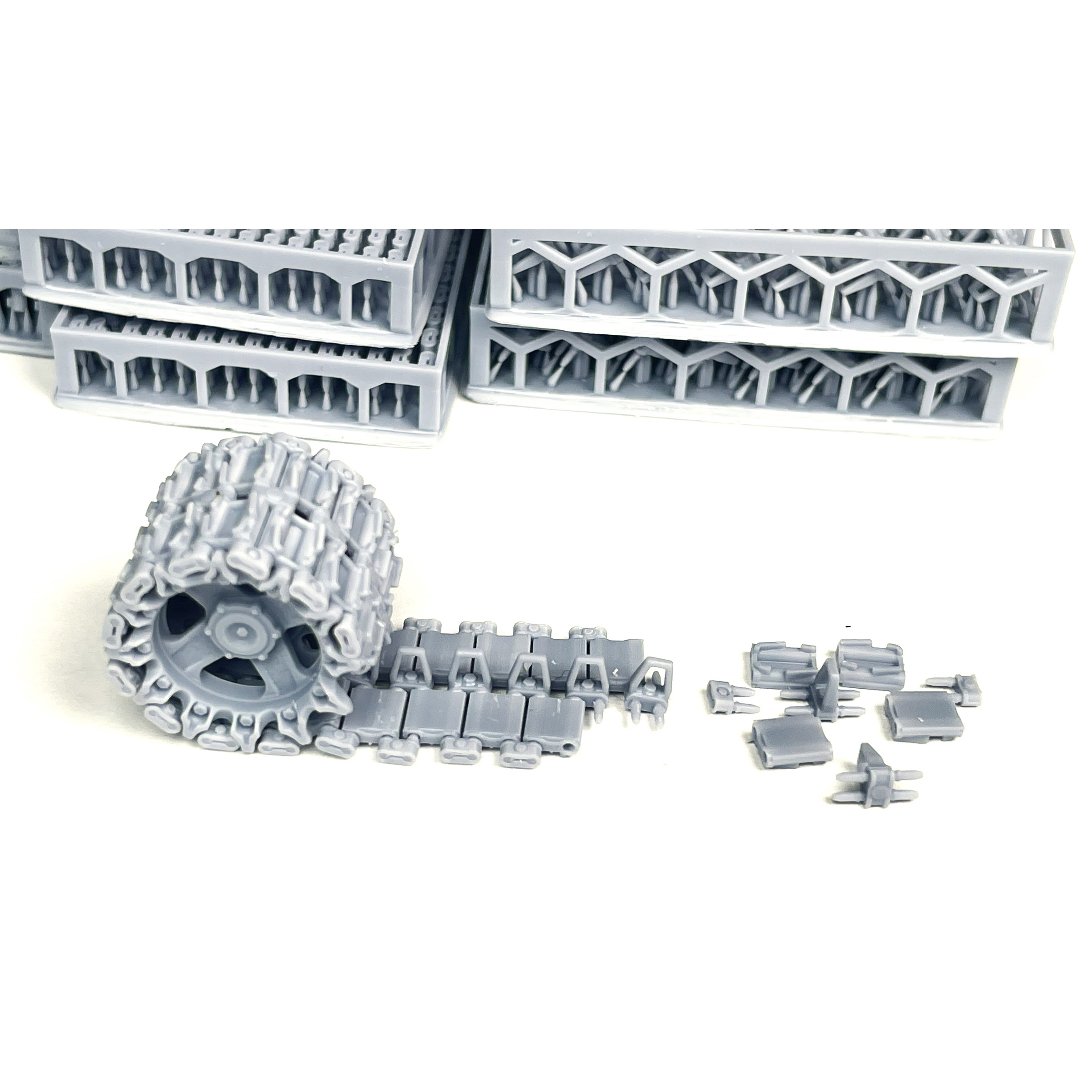 MM35328 Мажор Моделс 1/35 Траки ПРМШ для семейства машина Т-72 с косым грунтозацепом, 2 вед. звезды