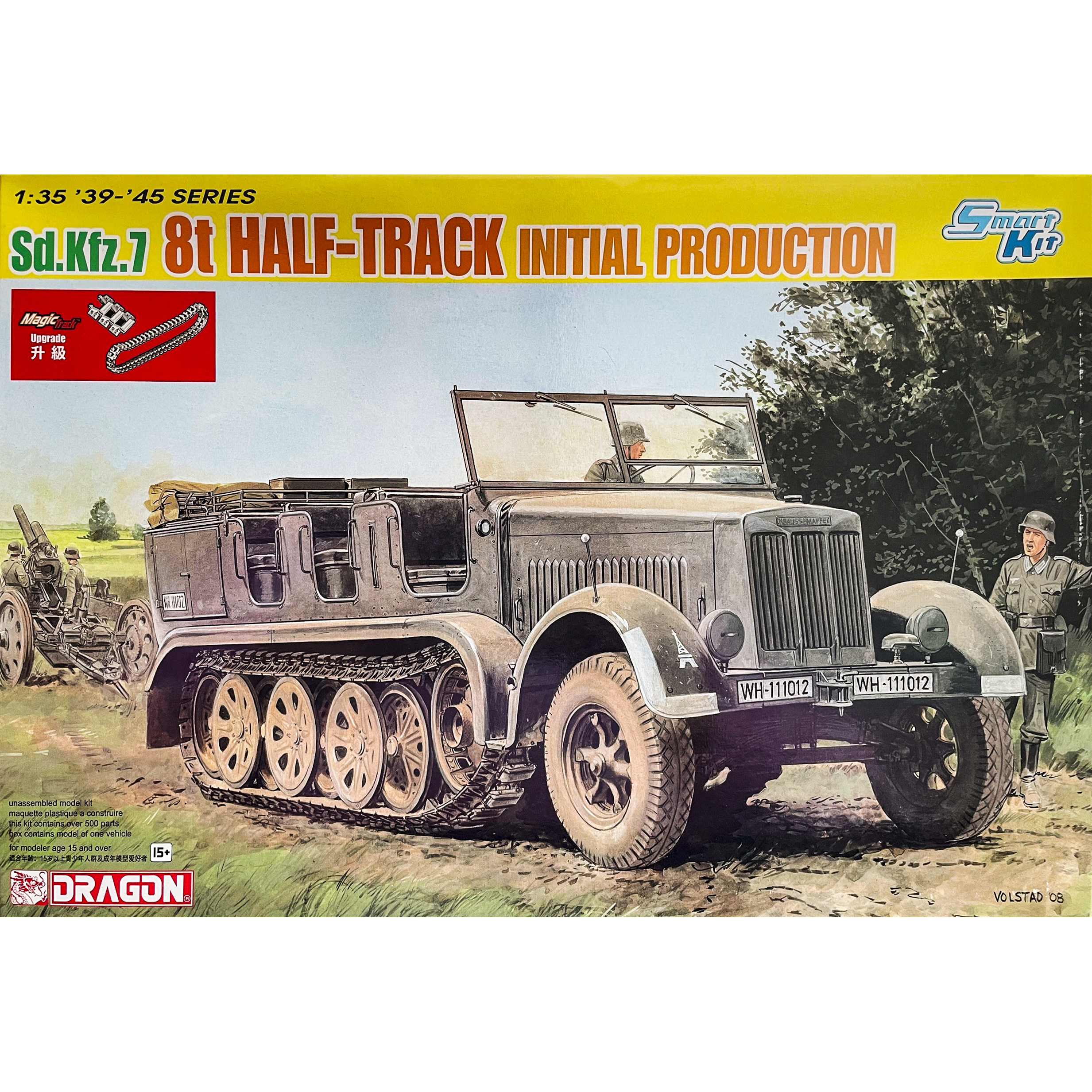 Dragon 1/35 6466 Sd.Kfz.7 8t Half-Track Initial Production