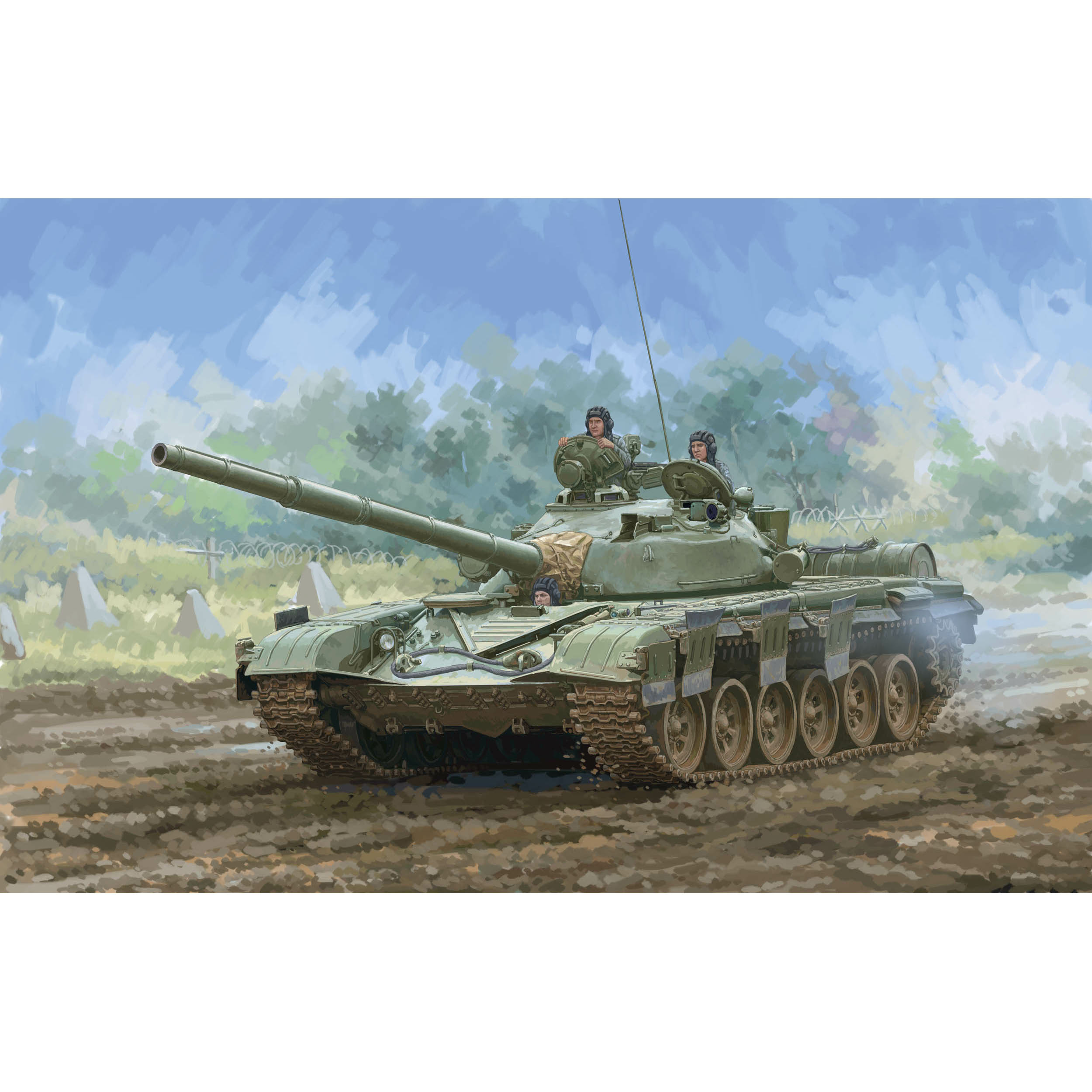 09603 Trumpeter 1/35 Russian T-72M tank (licensed by UVZ)