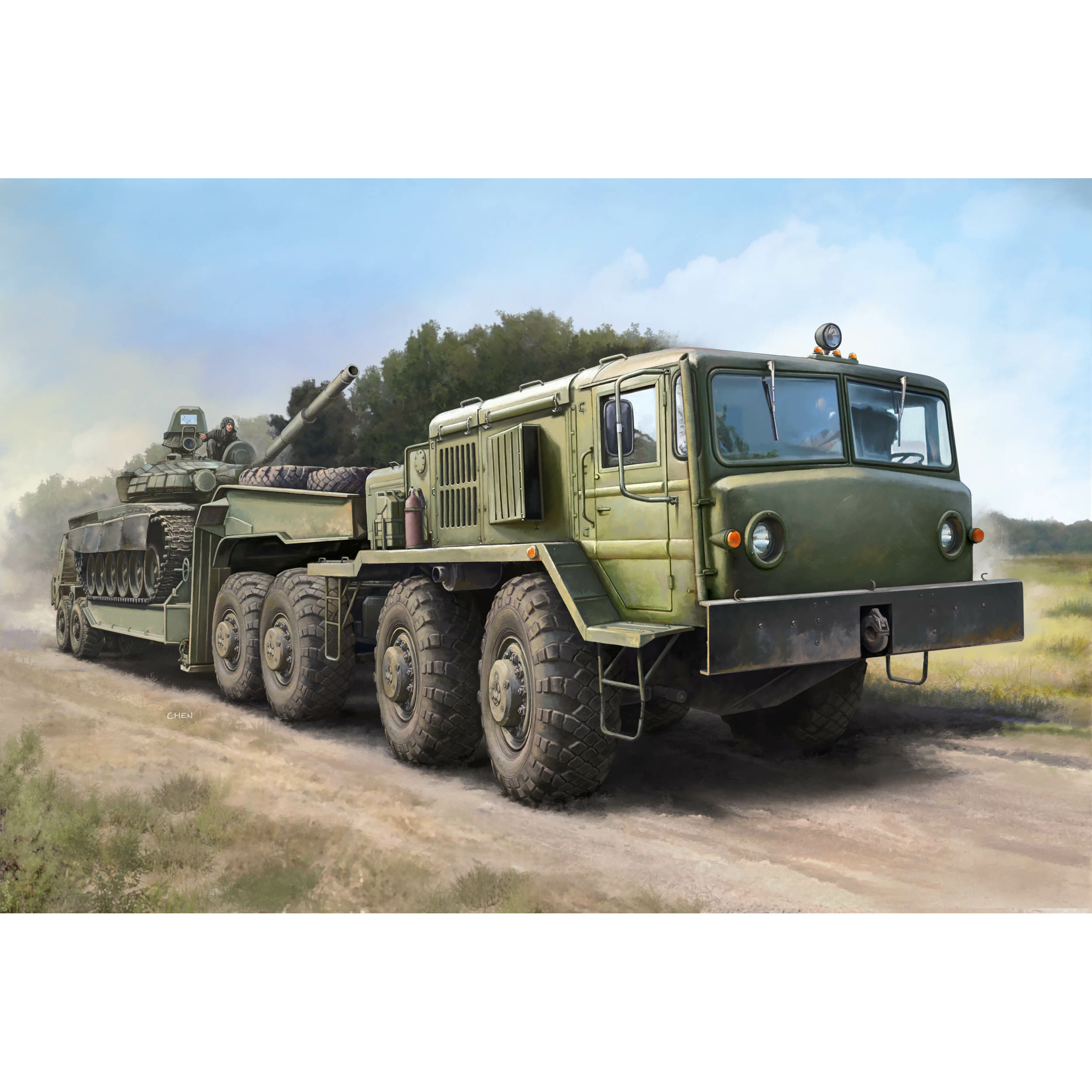 07195 Trumpeter 1/72 Soviet wheeled tractor 