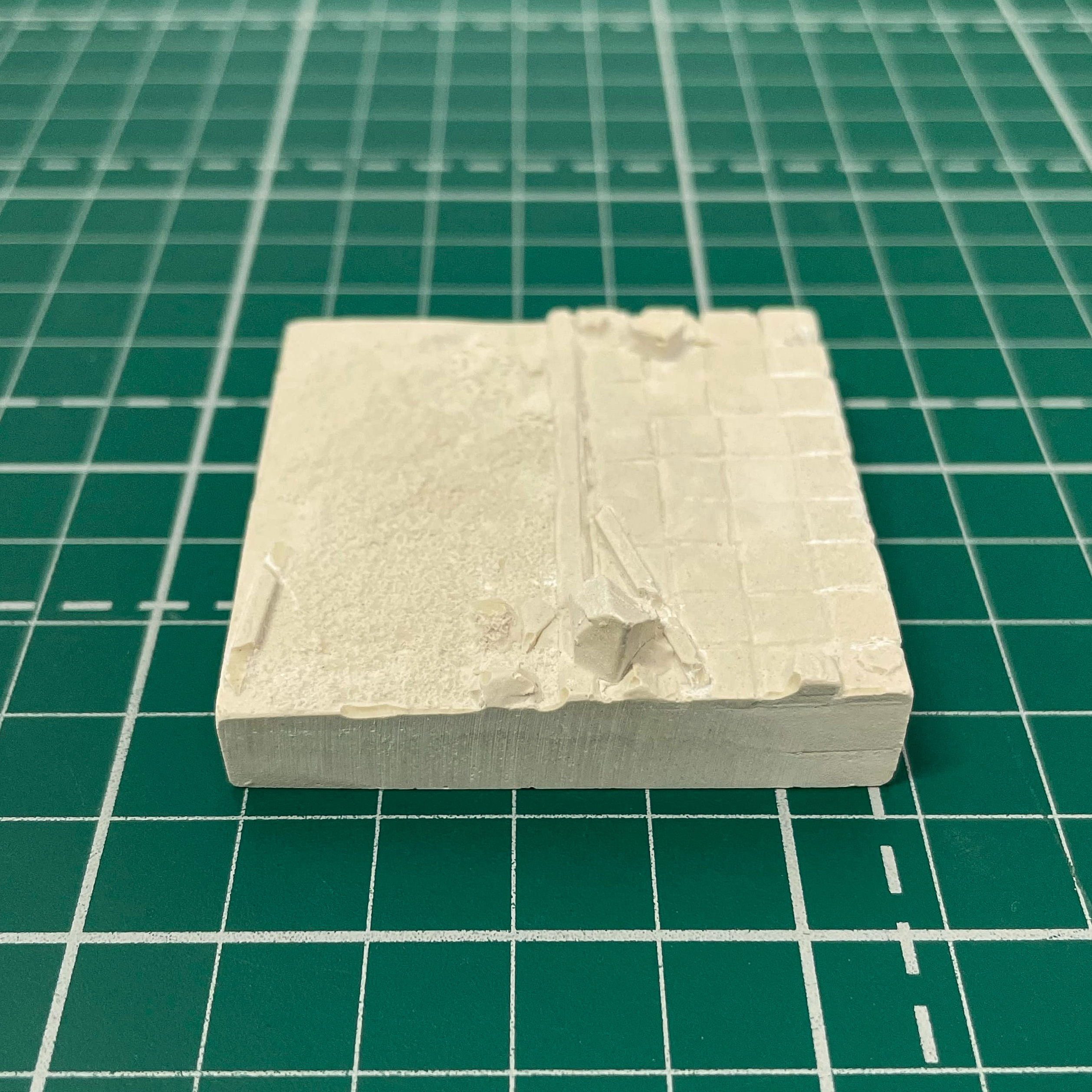 B01 artbaza 1/35 Fragment of a paved sidewalk with a roadway
