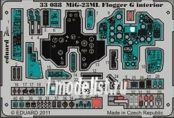 33088, Eduard photo etched parts 1/32 MiG-23ML Flogger G interior S. A.  
