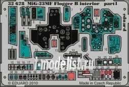 32678 1/32 Eduard Color photo etched parts for MiG-23MF Flogger B interior S. A.