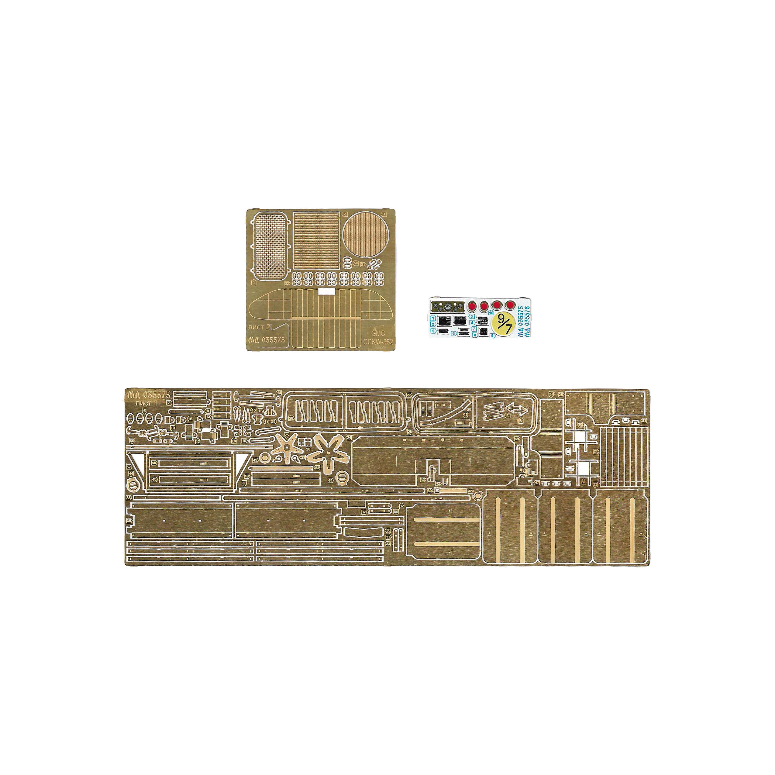035575 Микродизайн 1/35 Набор фfromfromравления на GMC CCKW-352 (HobbyBoss)