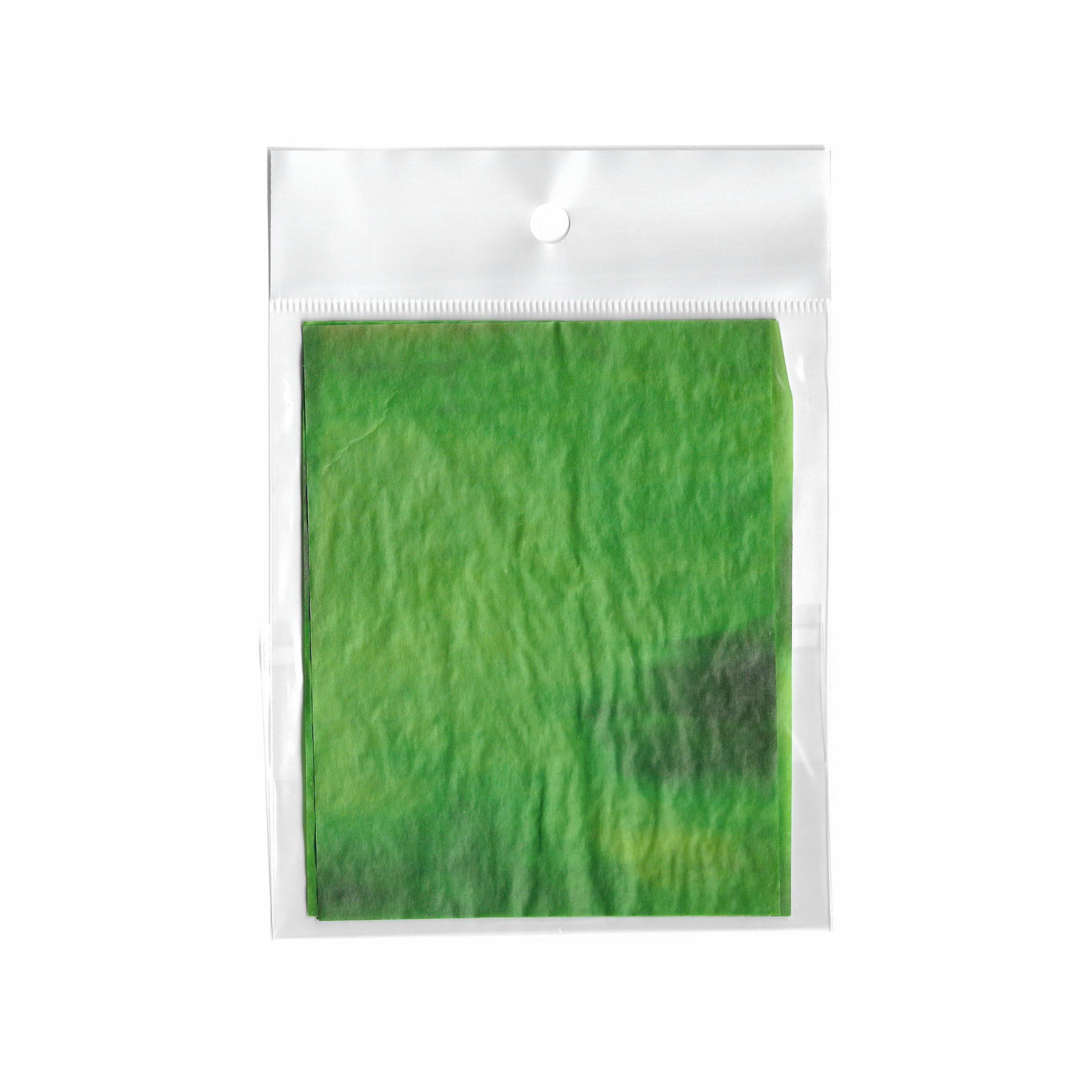 MW-5007 MANWAH Ультратонкая бумага для имитации листьев (8 шт., примерно 5*12,5 см) (весна и лето)