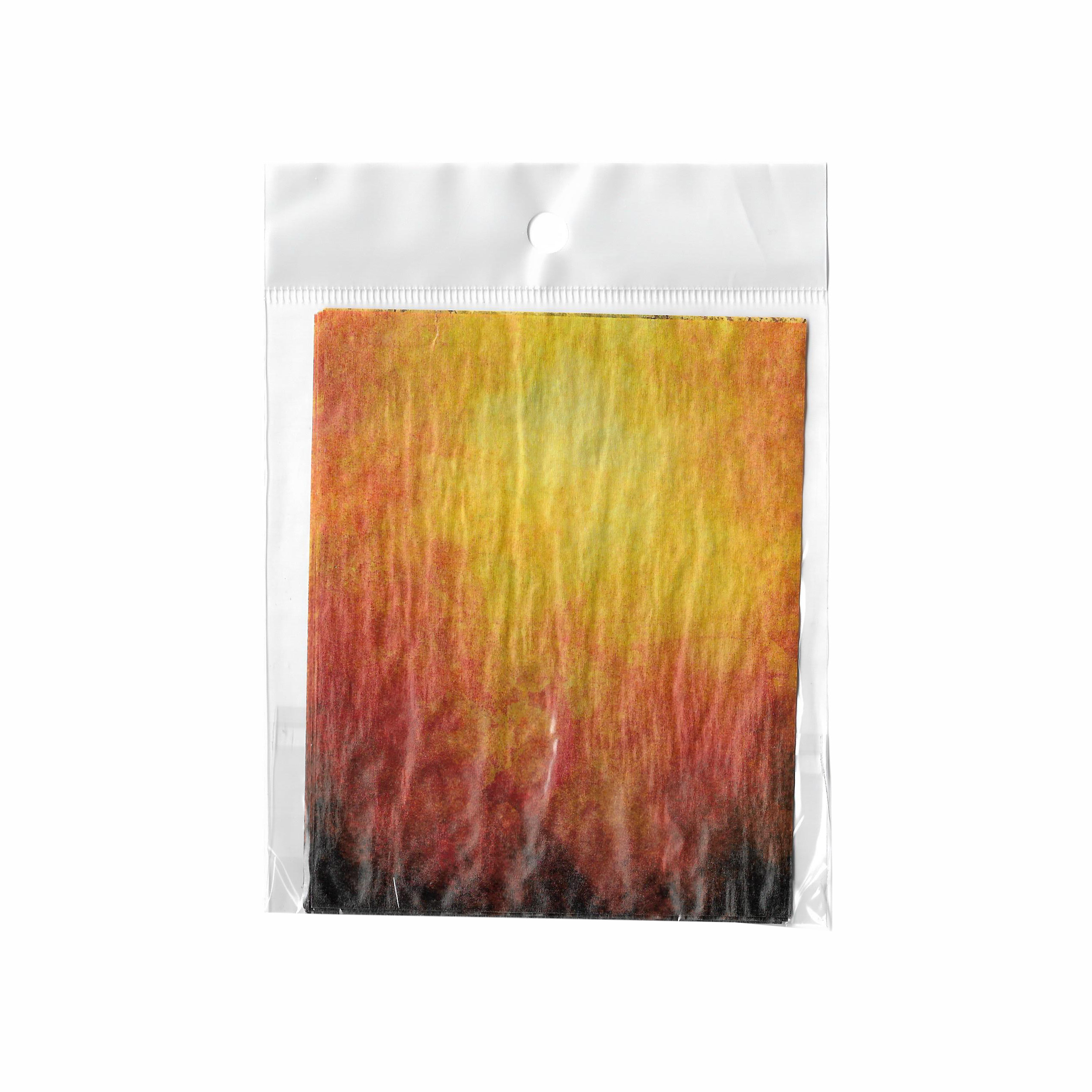 MW-5006 MANWAH Ультратонкая бумага для имитации листьев (8 шт., примерно 5*12,5 см) (осень и зима)