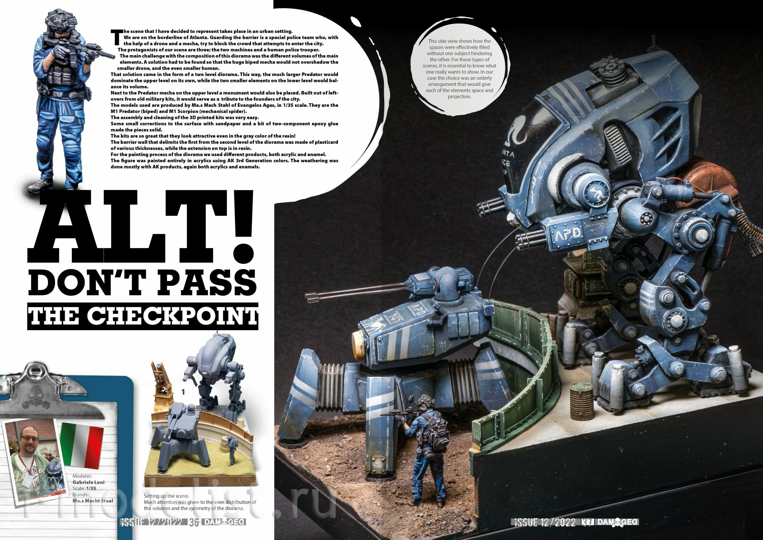 ABT742 Abteilung 502 Журнал DAMAGED MAGAZINE, выпуск 12 (Английский язык)