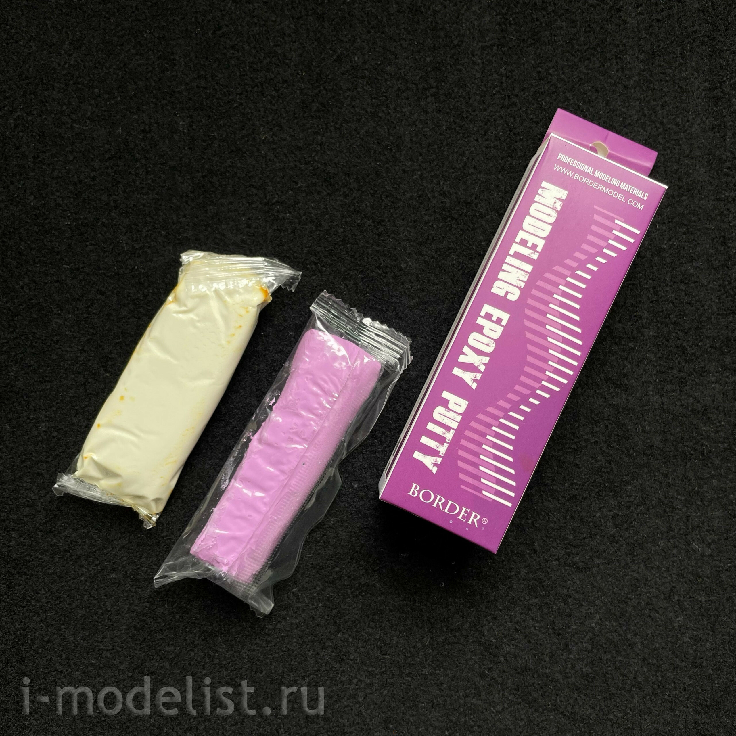BD0122 Border Model Modeling epoxy putty, purple (50 g + 50 g)