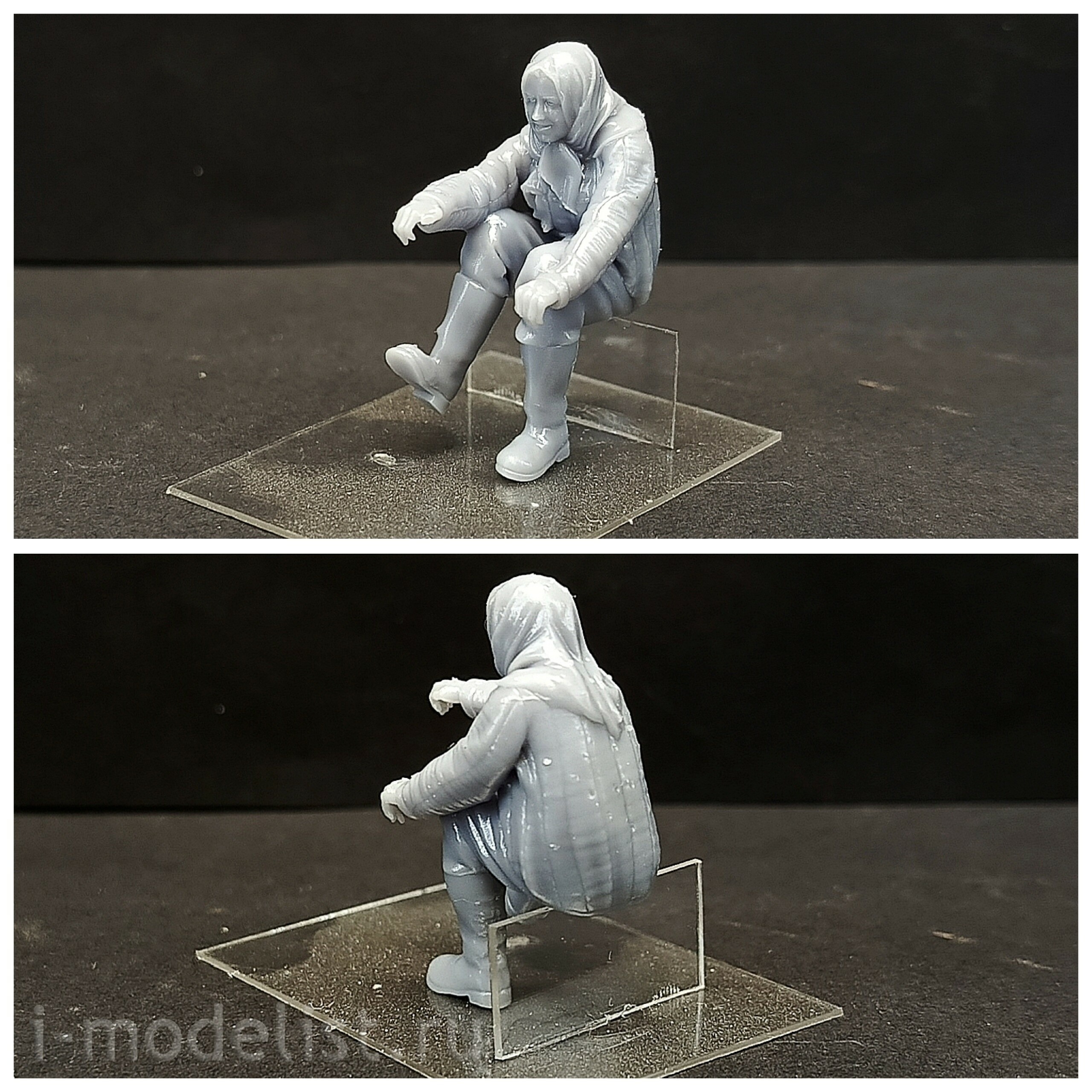 DMS-43010 ДМС 1/43 Фигурка Трактористка АСХТЗ-НАТИ (СТЗ-3, СТЗ-8, СТЗ-8м, ХТЗ-3, АТЗ-3, Д-159, ЭТ-5 ЭНИН)