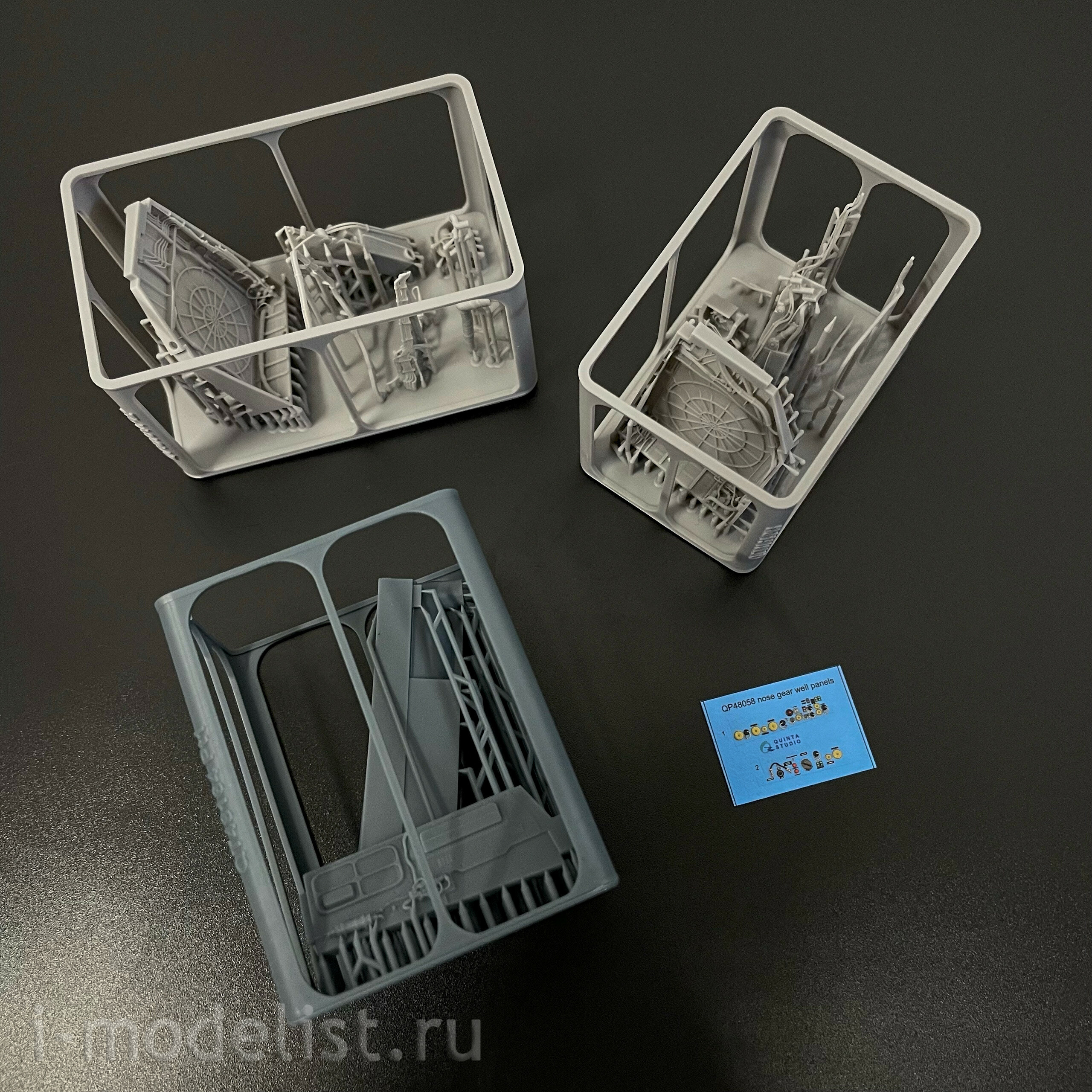 QP+48058 Quinta Studio 1/48 Ниши шасси для Суххой-30СМ (Zvezda)