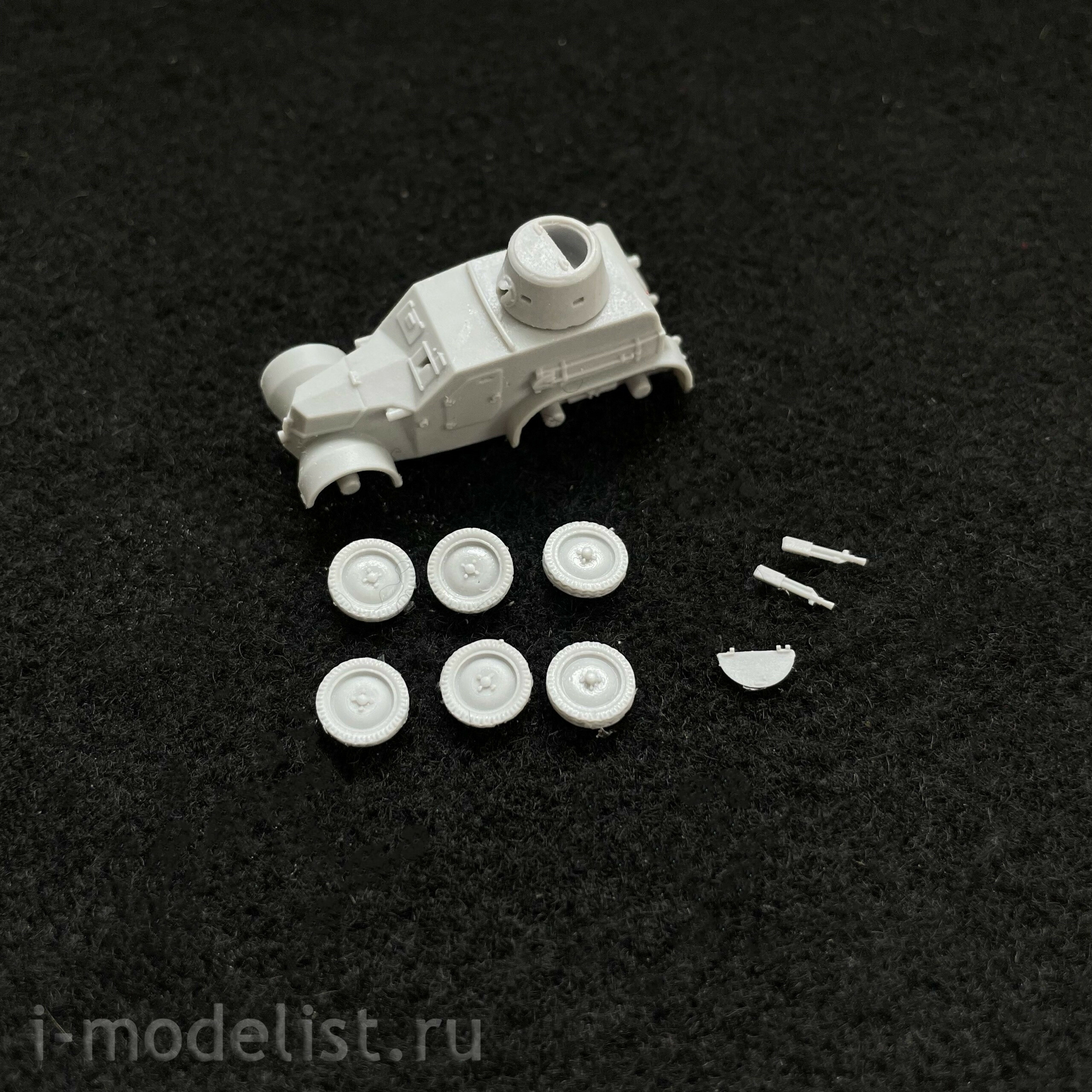 100189P3 Zebrano 1/100 Platoon of Czechoslovak armored vehicles Tatra OA Vz.30 (3 pcs.)