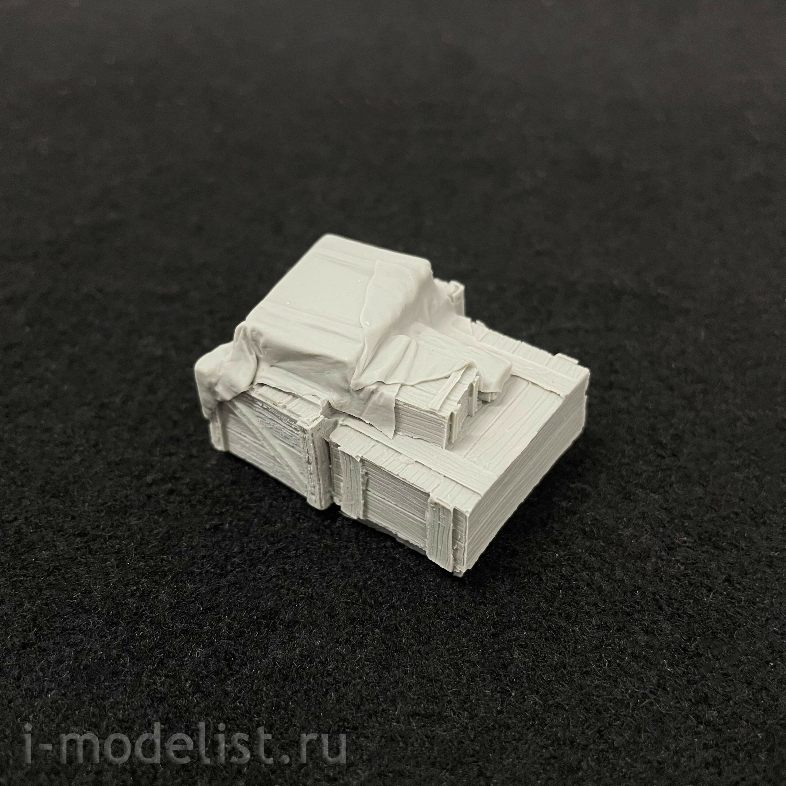 81051 ZIPmaket 1/35 Small wooden boxes (covered)