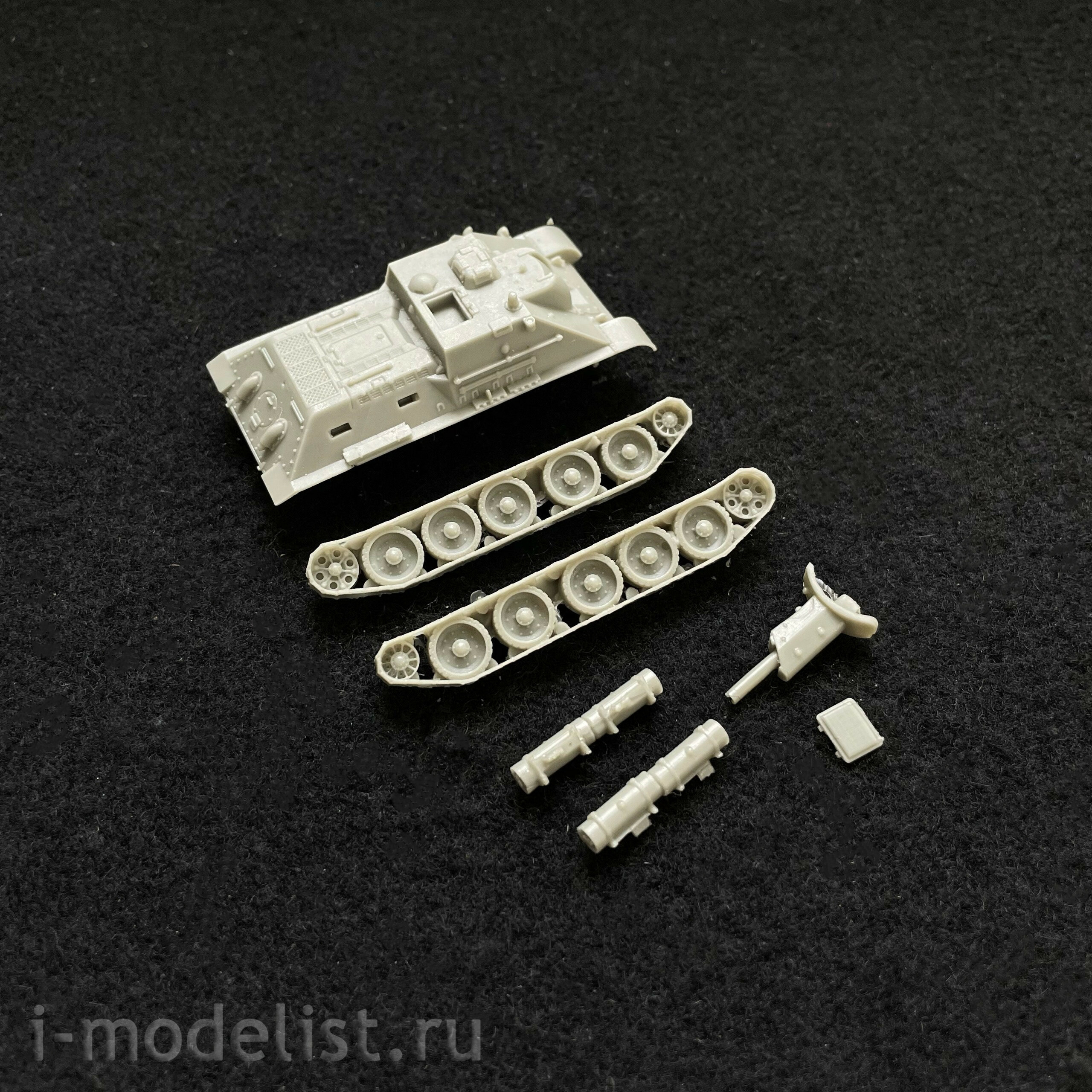 100004P4 Zebrano 1/100 Platoon of Soviet self-propelled guns SU-122 (4 pcs.)